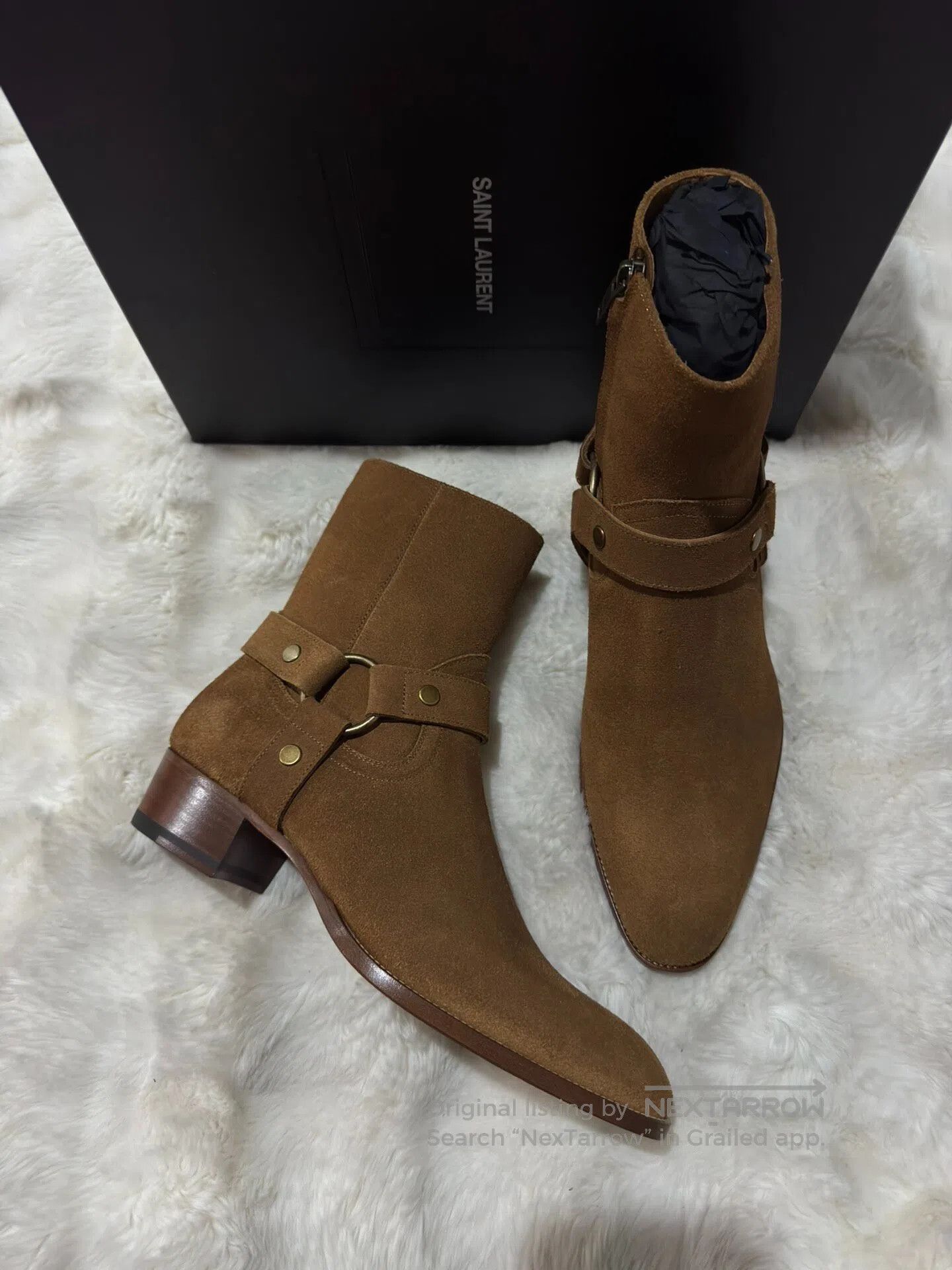 Saint Laurent Paris Saint Laurent Paris Suede Chelsea boots| Size US 8 / EU 41 - 3 Thumbnail