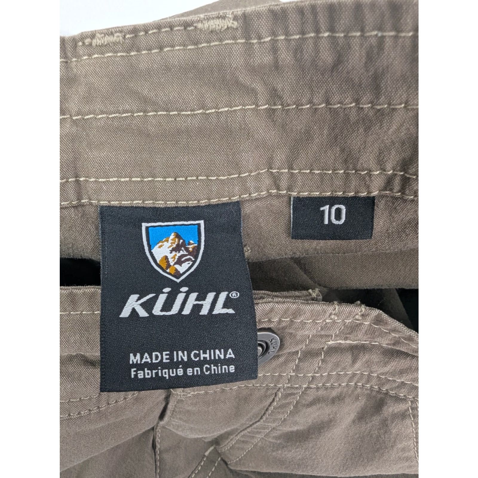 Vintage VINTAGE Kuhl Bermuda Shorts Womens 10 Cargo Pocket Zipper Cargo Pocket Brown Outdoor Hiking Trash? Size 32" / US 10 / IT 46 - 7 Thumbnail