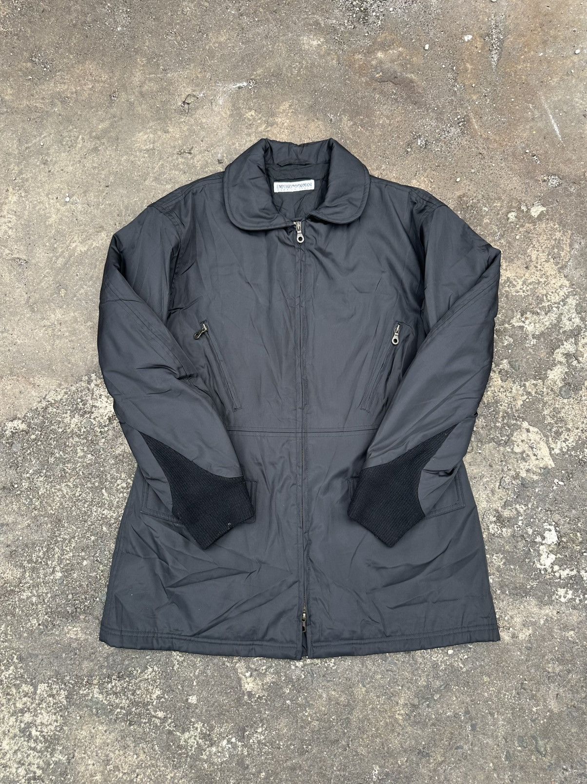 Emporio Armani Emporio Armani - Vintage Utility Nylon Zip-Up Jacket Size US M / EU 48-50 / 2 - 4 Thumbnail