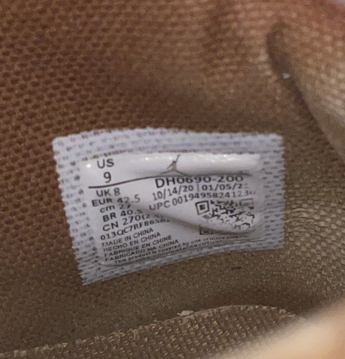 Jordan Brand Air Jordan 6 Travis Scott ‘British Khaki’ Size US 9 / EU 42 - 10 Thumbnail