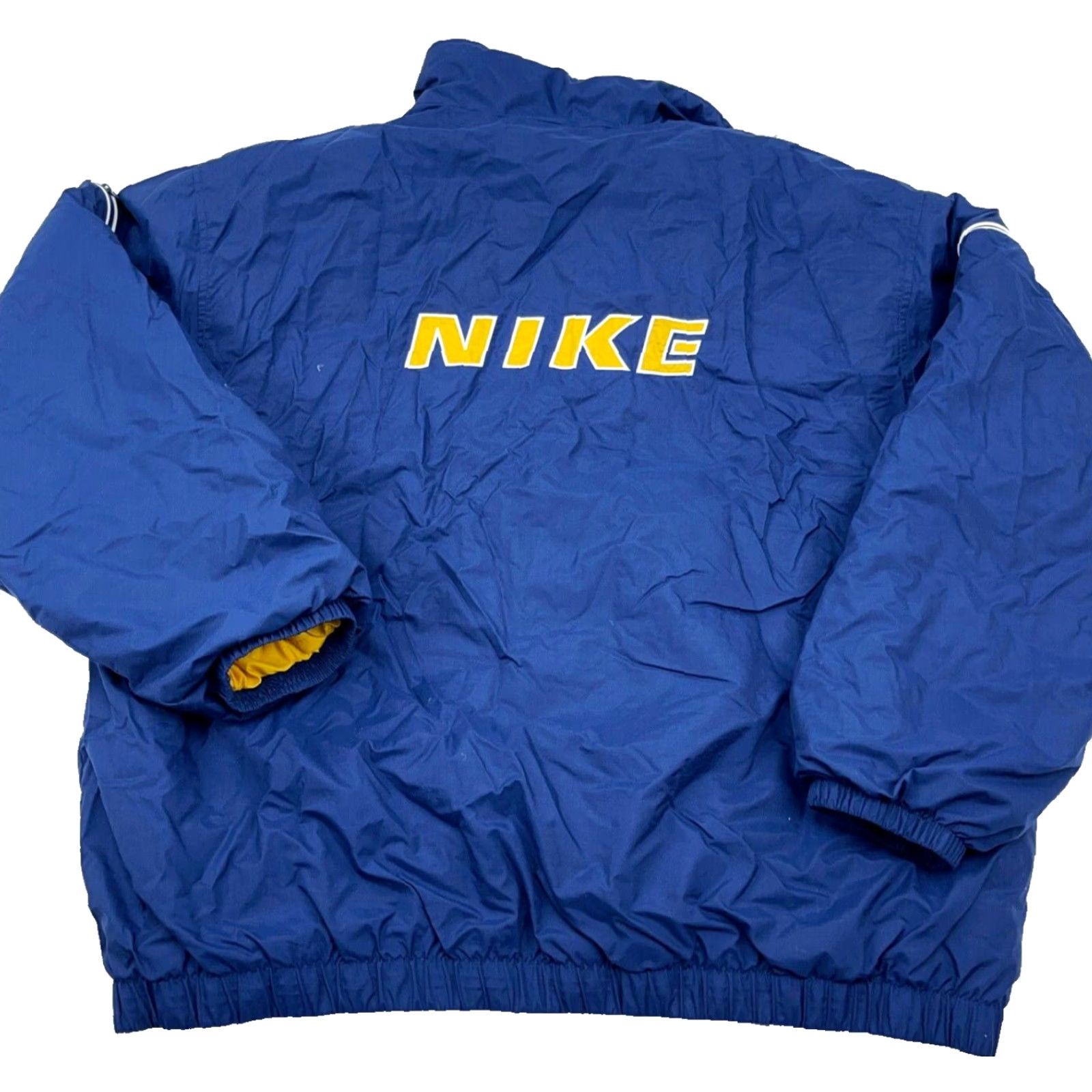 Nike Vintage Nike Jacket Men 2XL Blue Puffer Coat Winter Coat Heavy Retro 80s 90s Logo Zipper Full Zip Casual Sports Jacket Mens Size US XXL / EU 58 / 5 - 2 Thumbnail