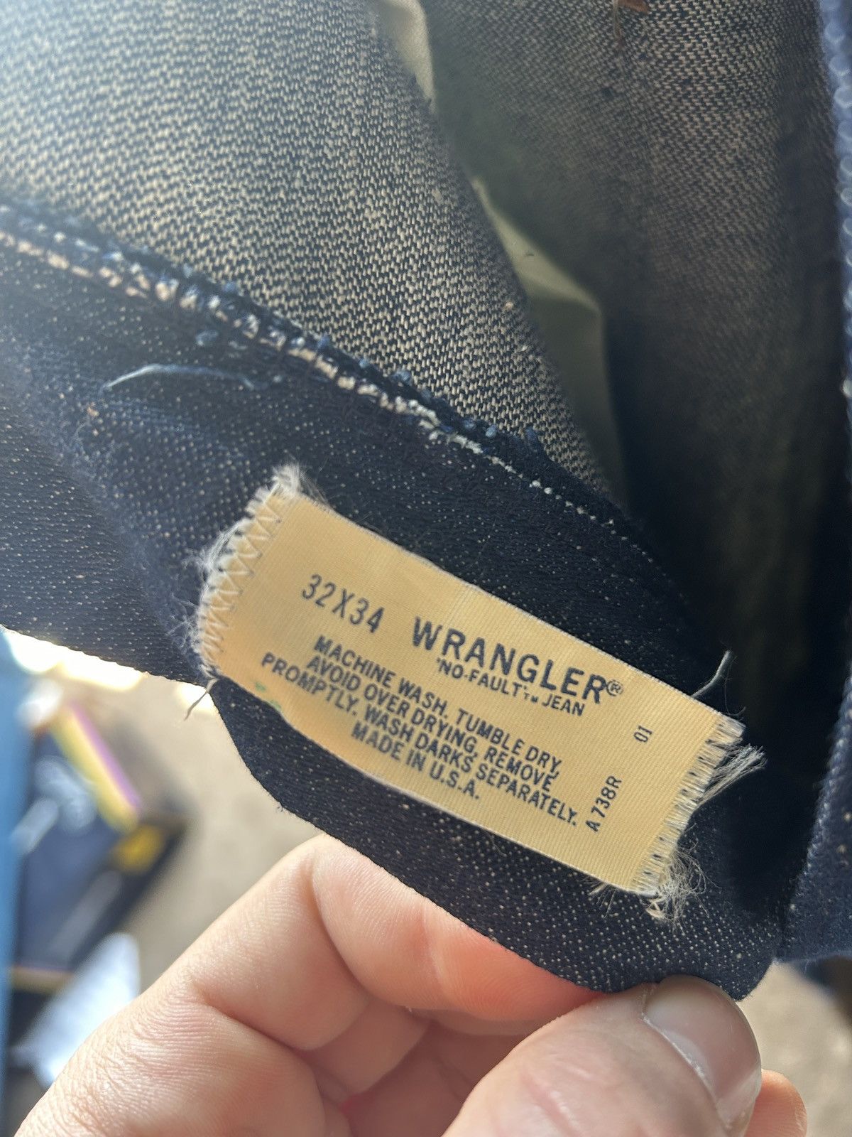 Vintage × Wrangler Vintage Made in USA Wrangler Flares Size US 32 / EU 48 - 2 Thumbnail
