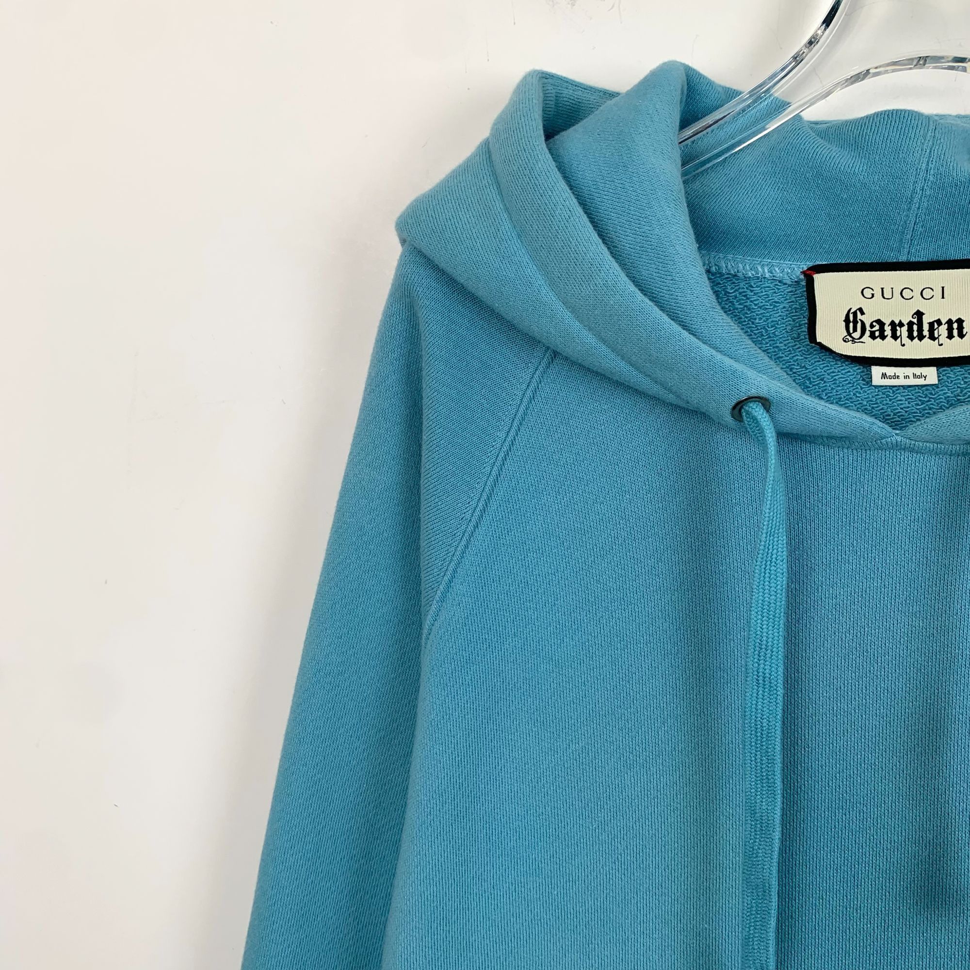 Gucci Gucci Garden Series Blue Cotton Hoodie S Long Sleeve Pullove Size S / US 4 / IT 40 - 3 Thumbnail