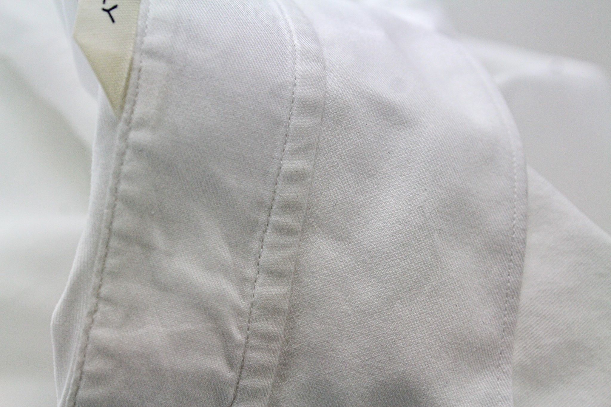 Suitsupply 40L/15 3/4L Slim White Cotton Button-Up 72755 Size 40L - 8 Thumbnail