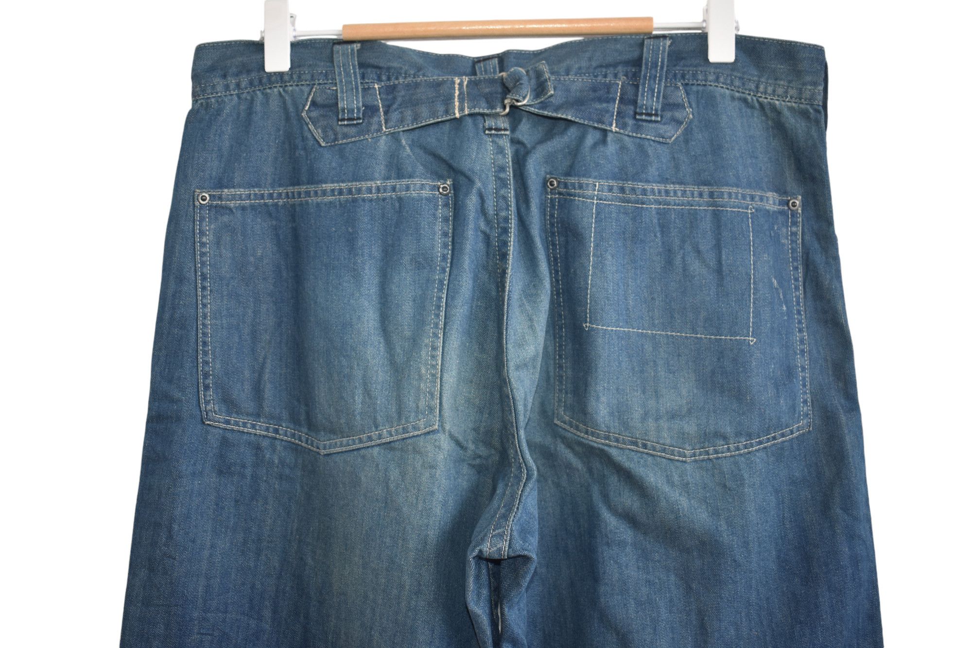 Global Work × Japanese Brand × Jean WIDE LEG 🔥 Global Work Hook Baggy Jeans W33 Size US 33 - 4 Thumbnail