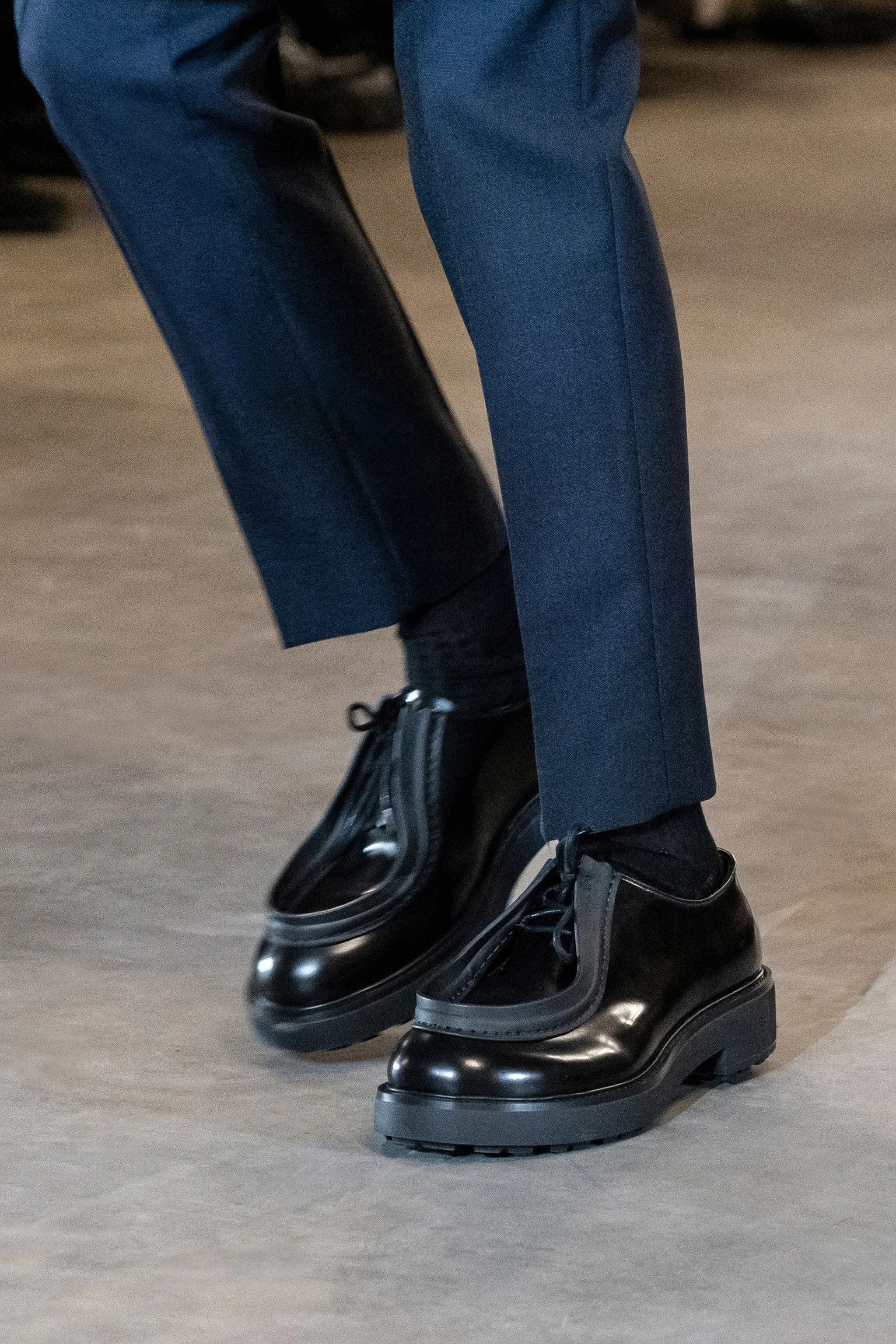 Prada Prada - Raf Simons - F/W 23 - Diapason Opaque Brushed Derby
