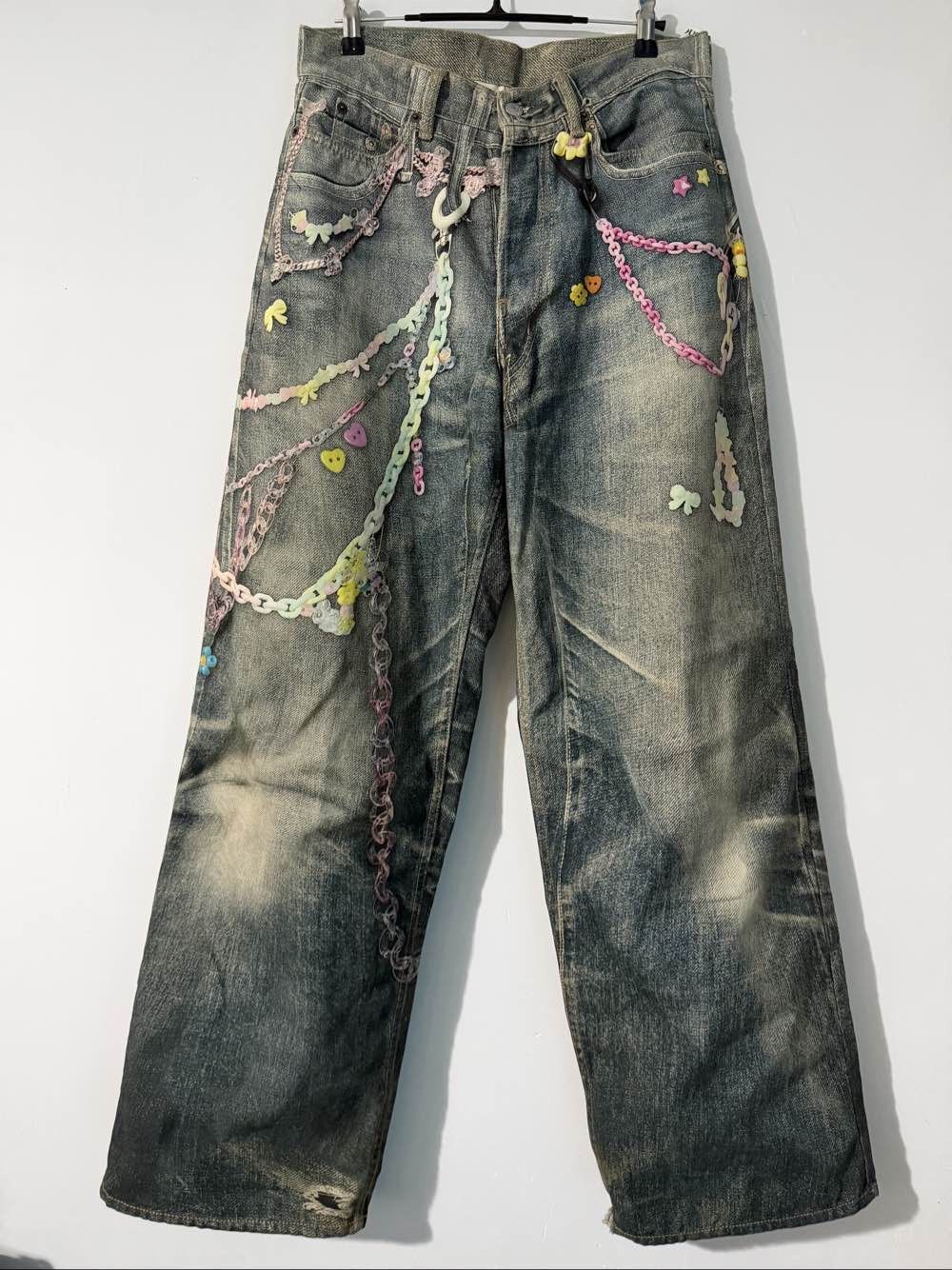 Acne Studios Acne Studios Candy Chain Print Jeans Size 28 Size US 28 / EU 44 - 1 Thumbnail
