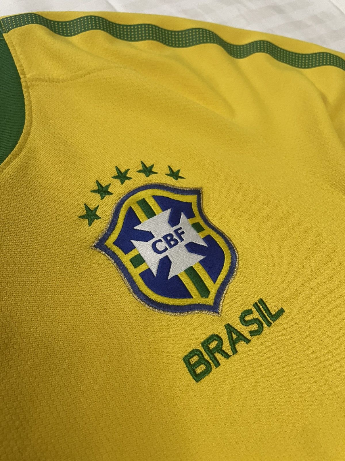 Nike Vintage Nike Brazil 2008-2010 Home Soccer Football Jersey Size US M / EU 48-50 / 2 - 5 Thumbnail