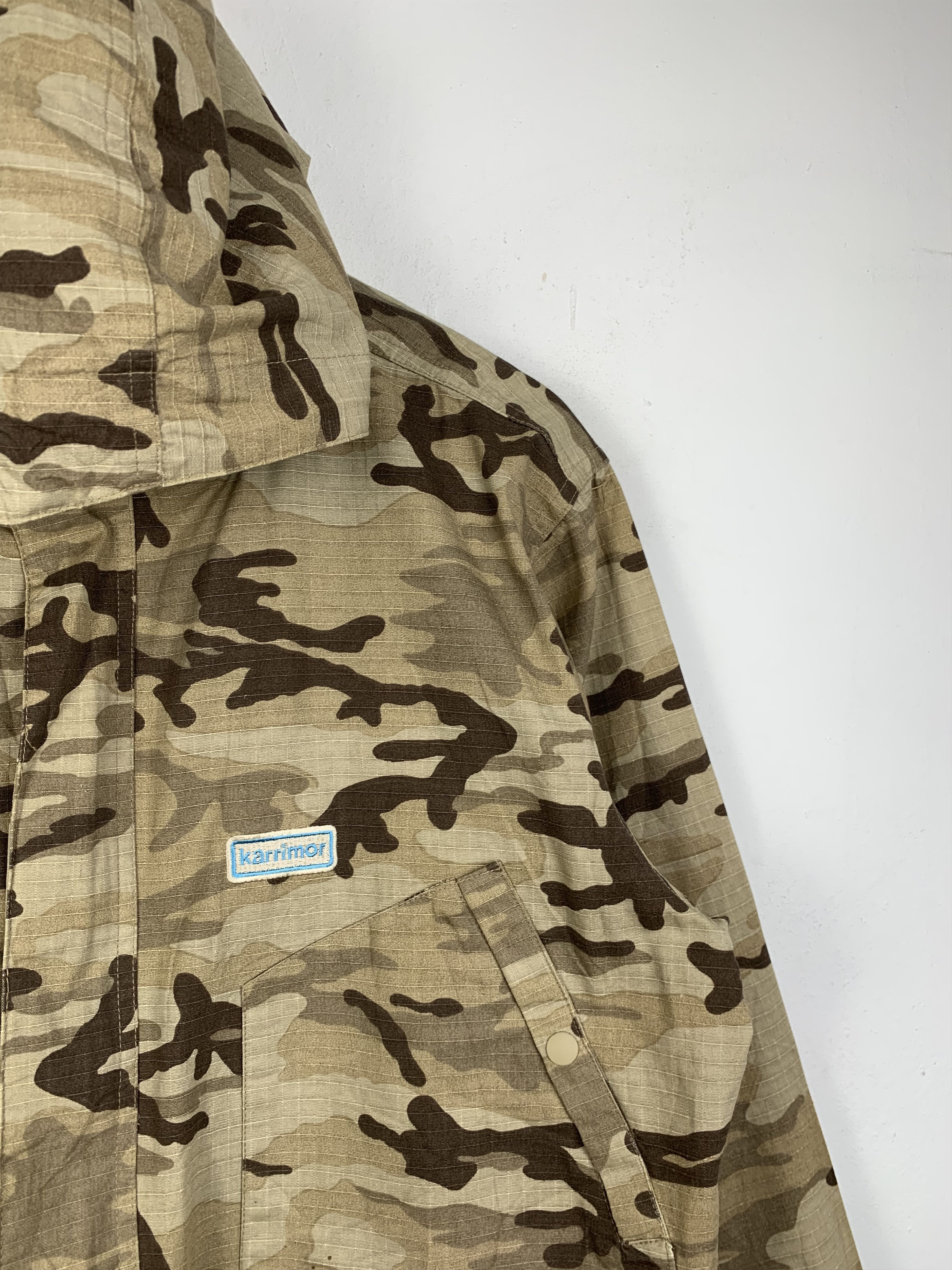 Vintage Vintage Karrimor Fortress Camo Desert Zipper Jacket J1456 Size US M / EU 48-50 / 2 - 8 Thumbnail