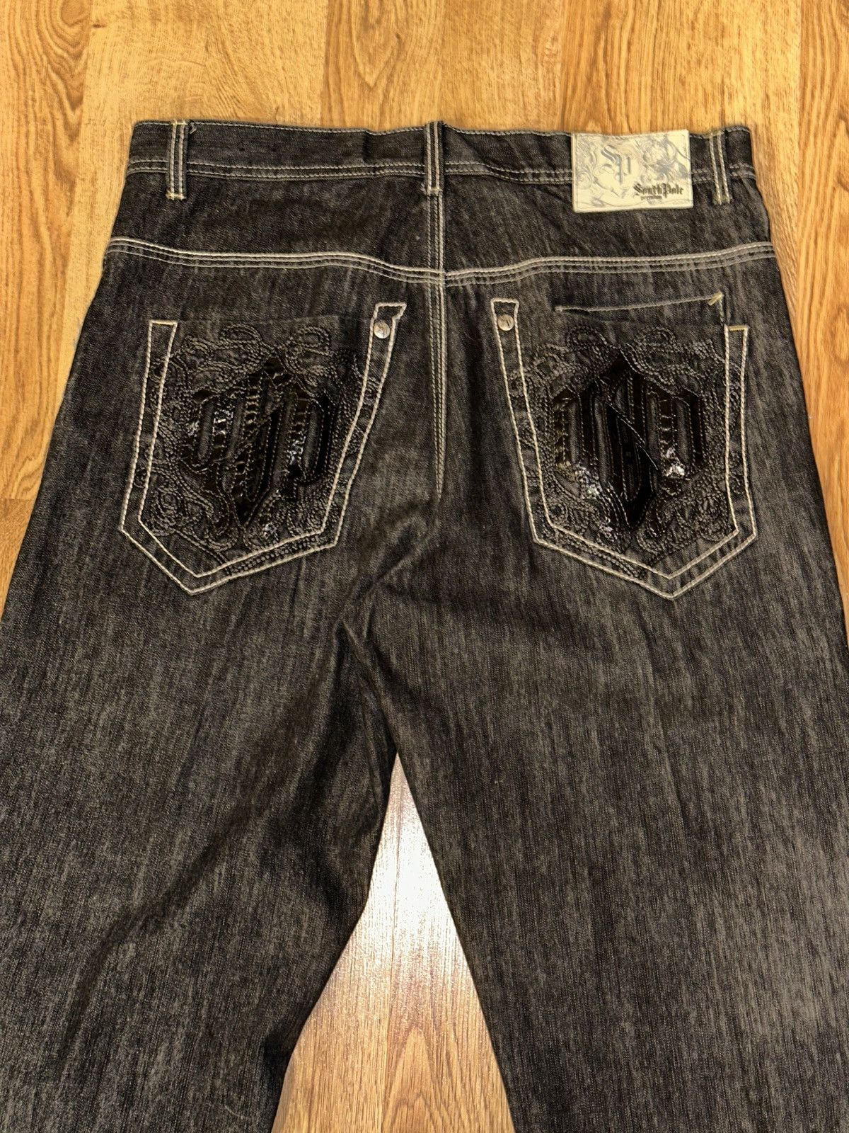 Southpole Y2K VTG Southpole Premium Jeans Baggy Embroidered Skate Rave Size US 40 / EU 56 - 4 Thumbnail