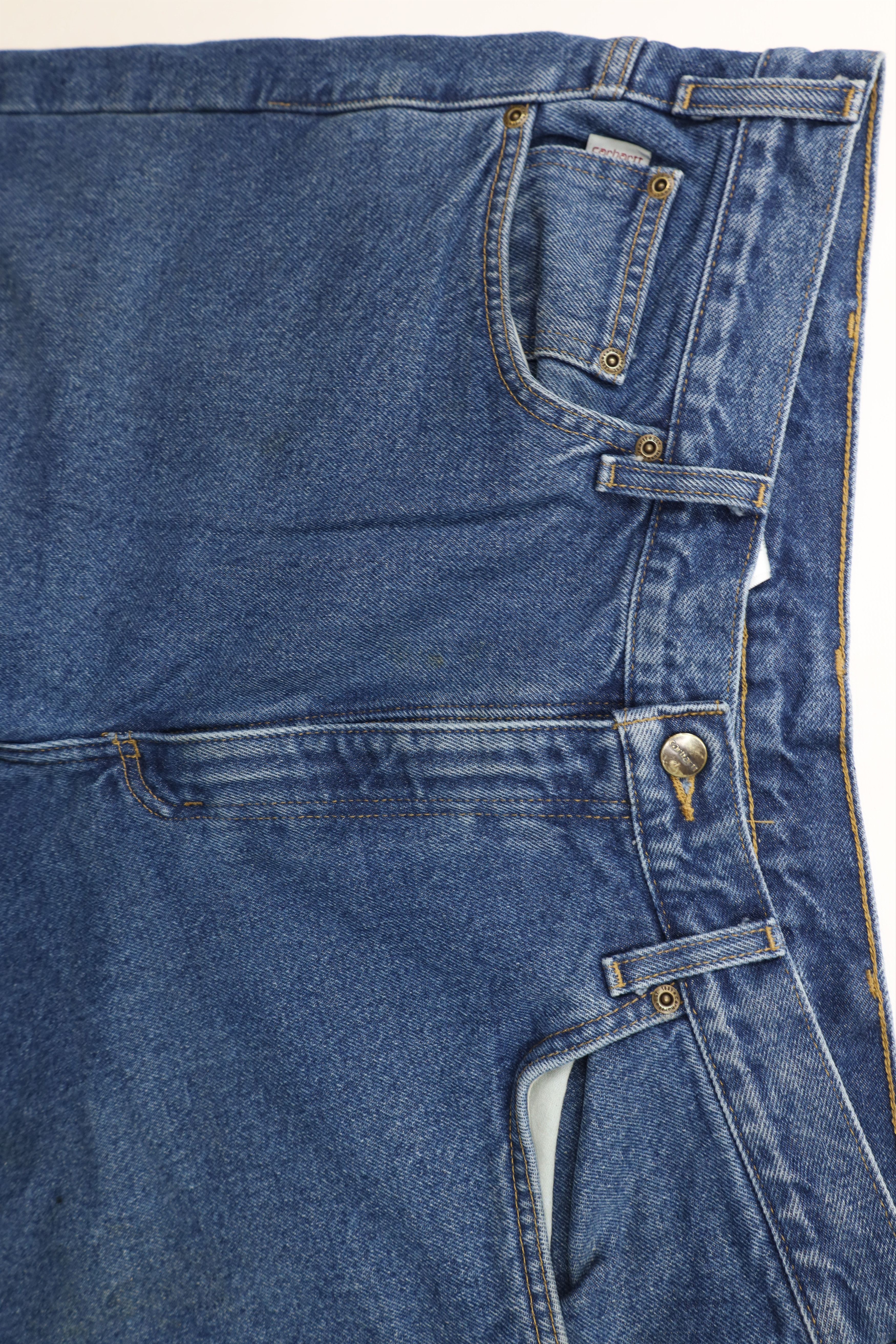 Carhartt × Vintage Vintage Y2K Carhartt Flannel Lined Relaxed Wide Leg Jeans Size US 36 / EU 52 - 8 Thumbnail