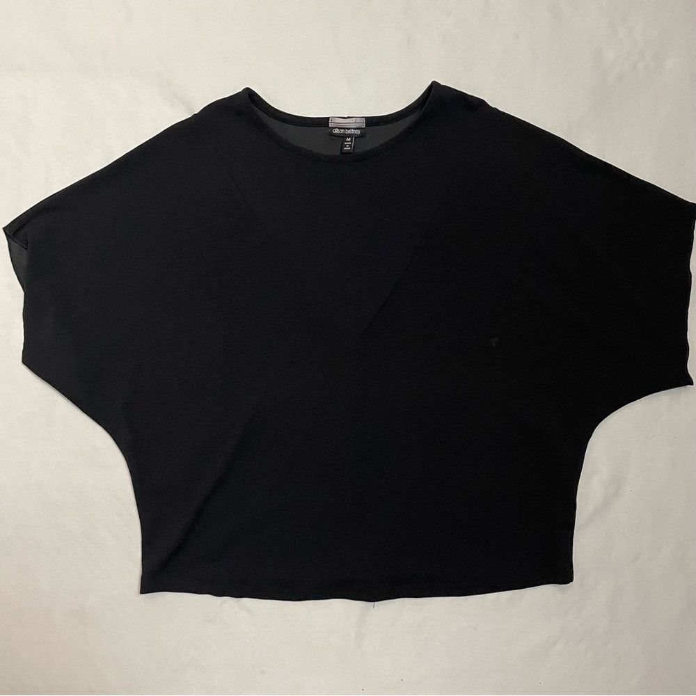 Other Allison Brittney Black Short Sleeve Top Size M Size M / US 6-8 / IT 42-44 - 5 Thumbnail