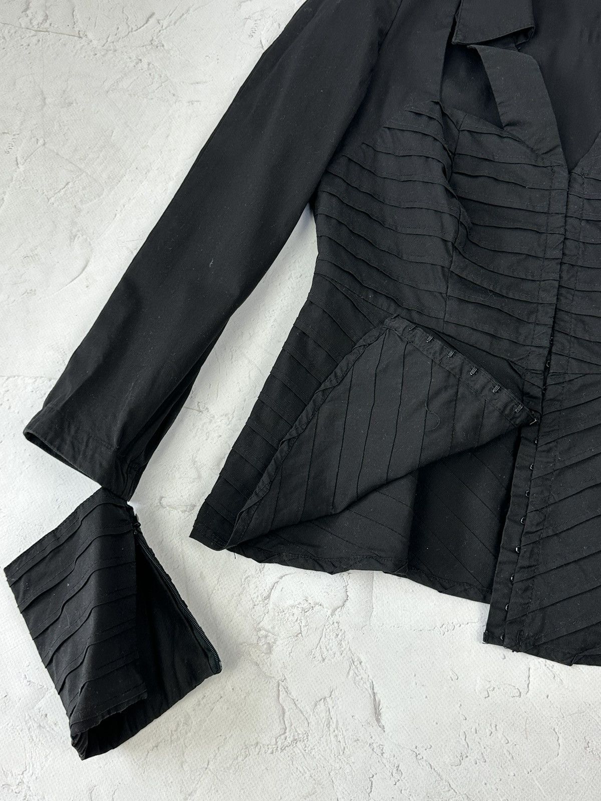 Japanese Brand × Vintage Vintage Black Bondage Shirt Size M / US 6-8 / IT 42-44 - 3 Thumbnail