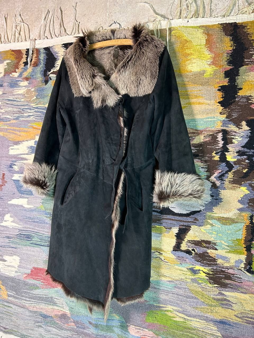 Annette Gortz Annette Görtz Fur & Leather Coat Real Fur AvantGarde EU36 Size S / US 4 / IT 40 - 5 Thumbnail