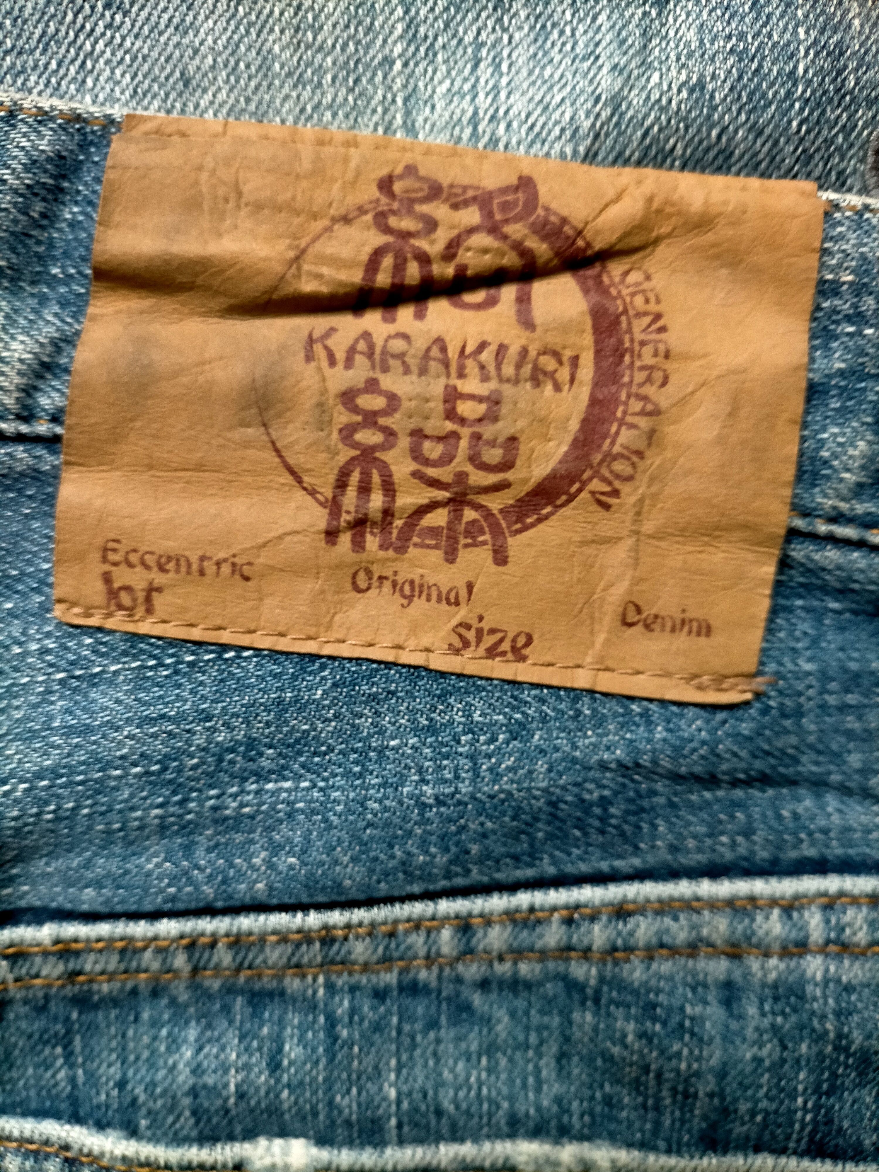 If Six Was Nine Karakuri Generation Multipocket Embroiderd Denim Pants Size US 34 / EU 50 - 22 Thumbnail