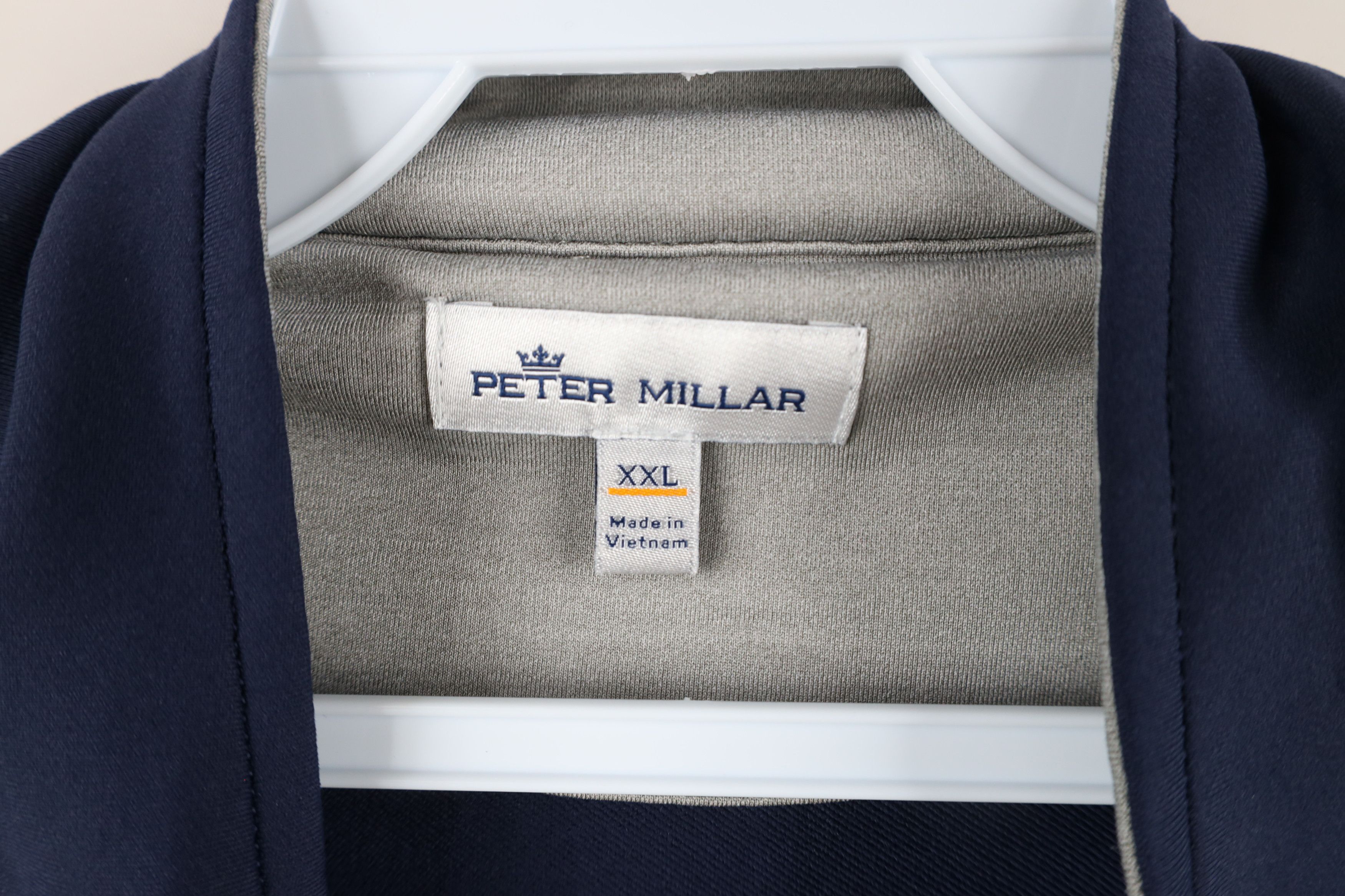 Peter Millar × Vintage Peter Millar Virginia University Half Zip Pullover Vest Blue Size US XXL / EU 58 / 5 - 5 Thumbnail