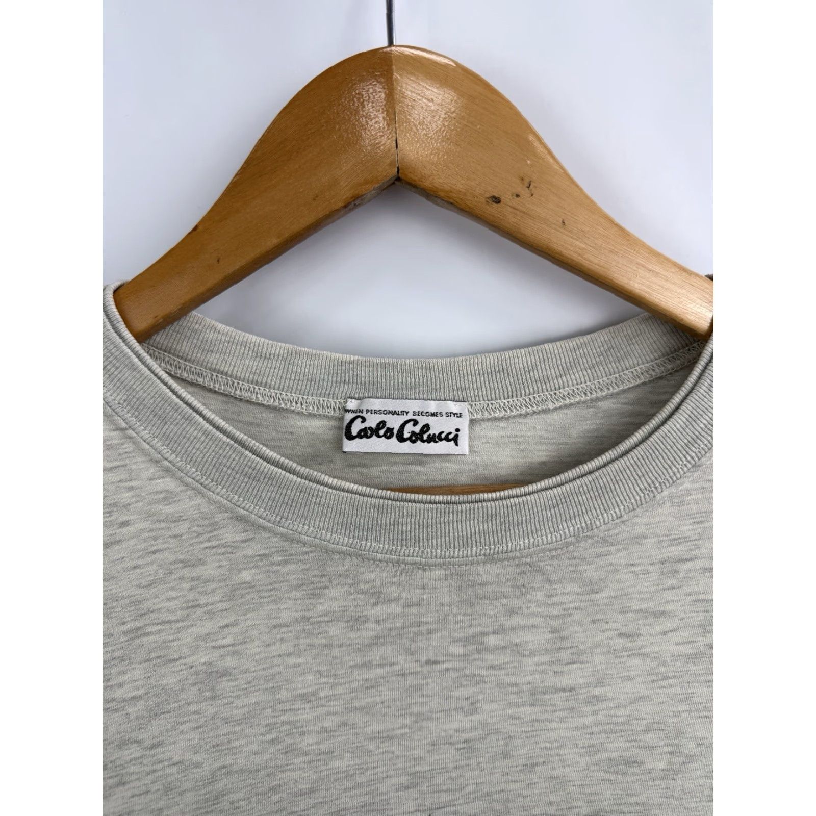 Carlo Colucci VINTAGE Carlo Colucci Tripolitaine Retro Picture T-Shirt XL Men Gray 90s Size US XL / EU 56 / 4 - 5 Thumbnail