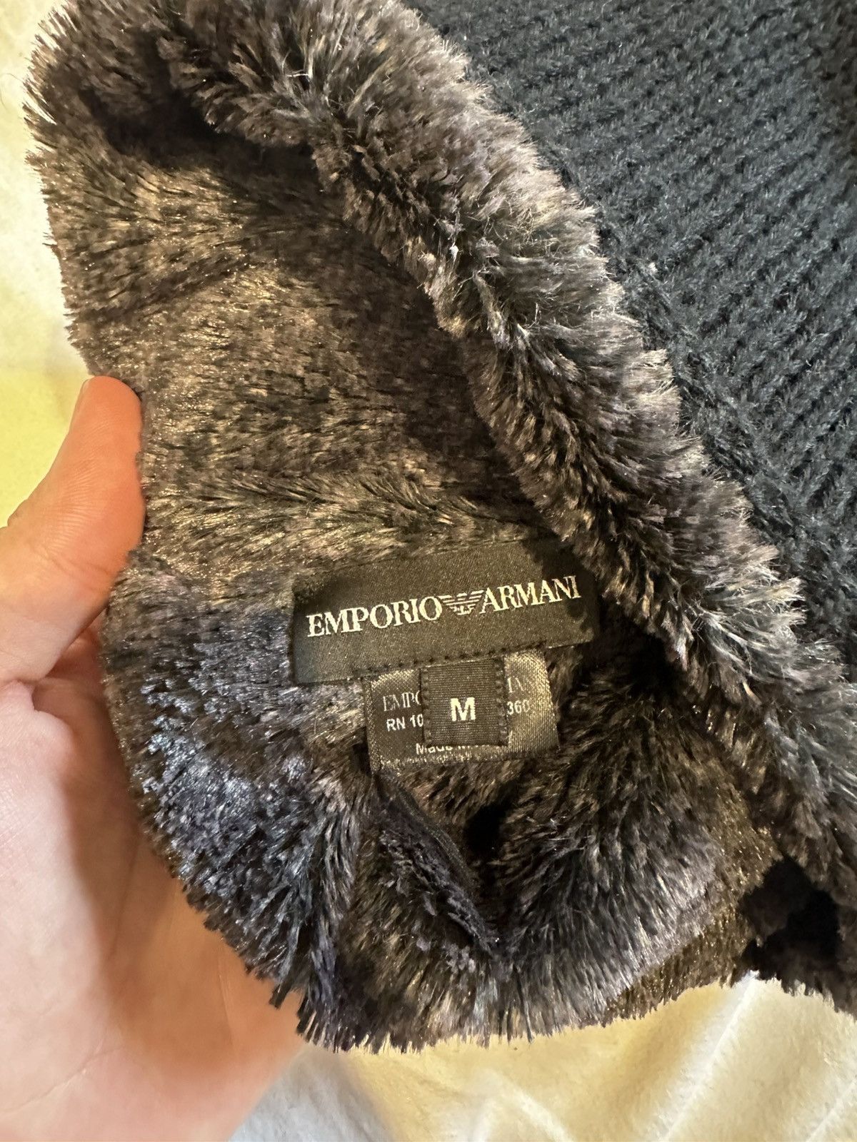 Emporio Armani Emporio Armani Knit Beanie Size 34 - 2 Thumbnail