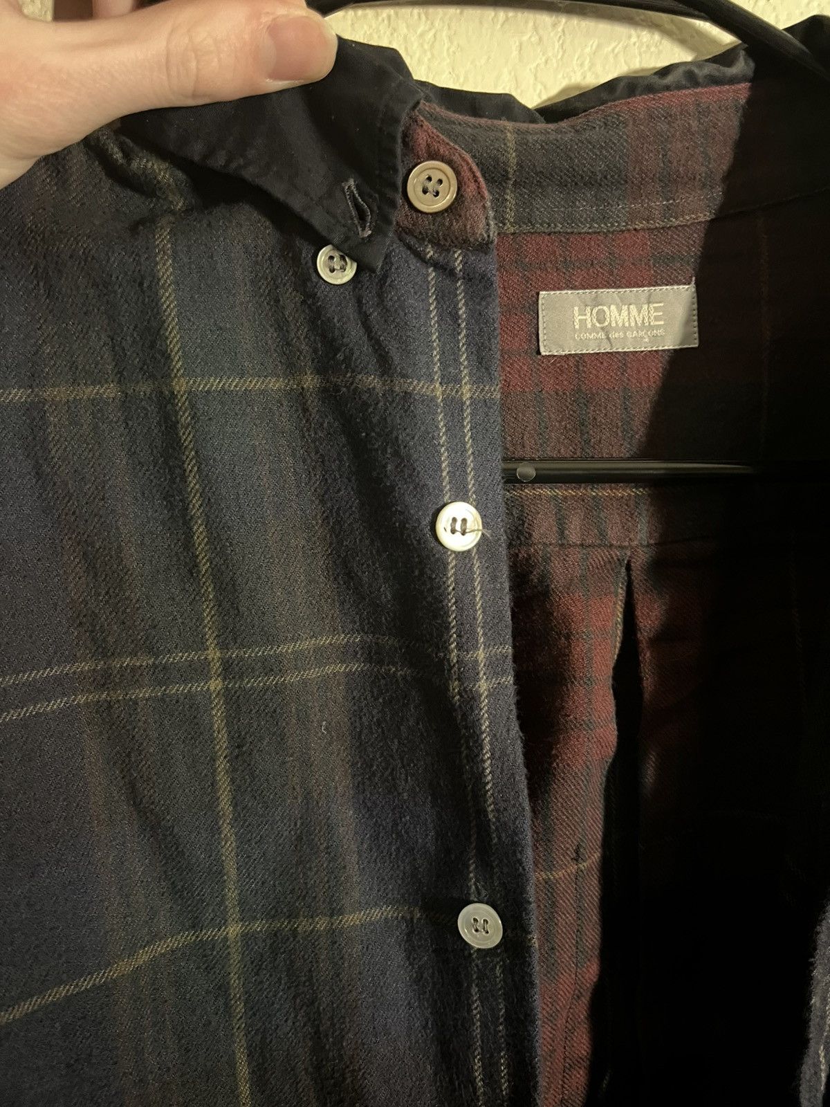 90s Comme des Garçons Homme flannel
