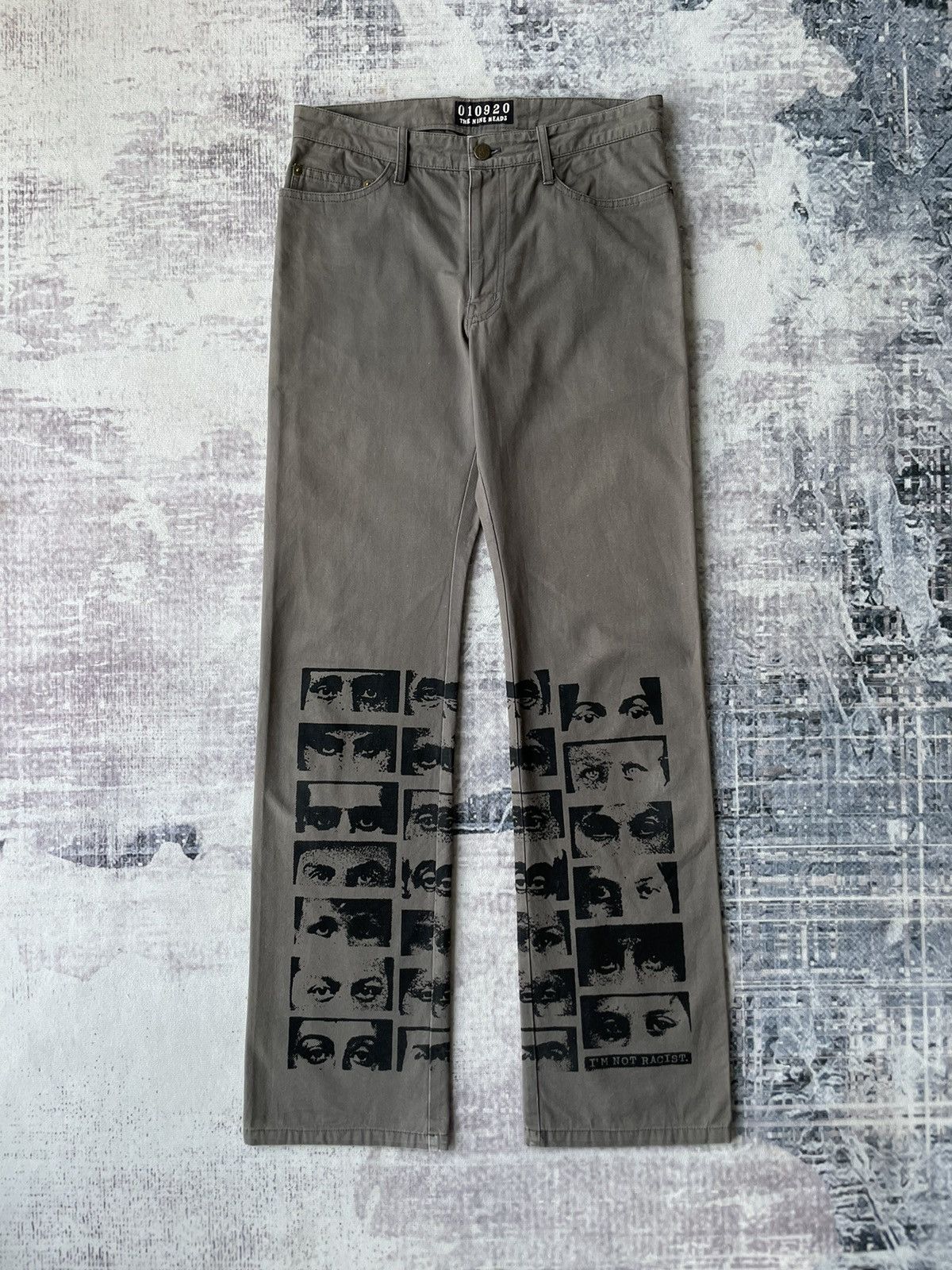 14th Addiction 010920 The Nine Heads Raf Simon Style Trousers Size US 30 / EU 46 - 1 Thumbnail