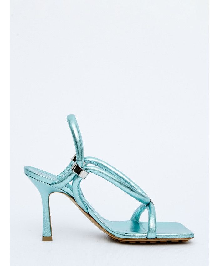 Bottega Veneta o1n1vont1024 Stretch Strap Sandals in Icy Moon Size US 6 / IT 36 - 3 Thumbnail