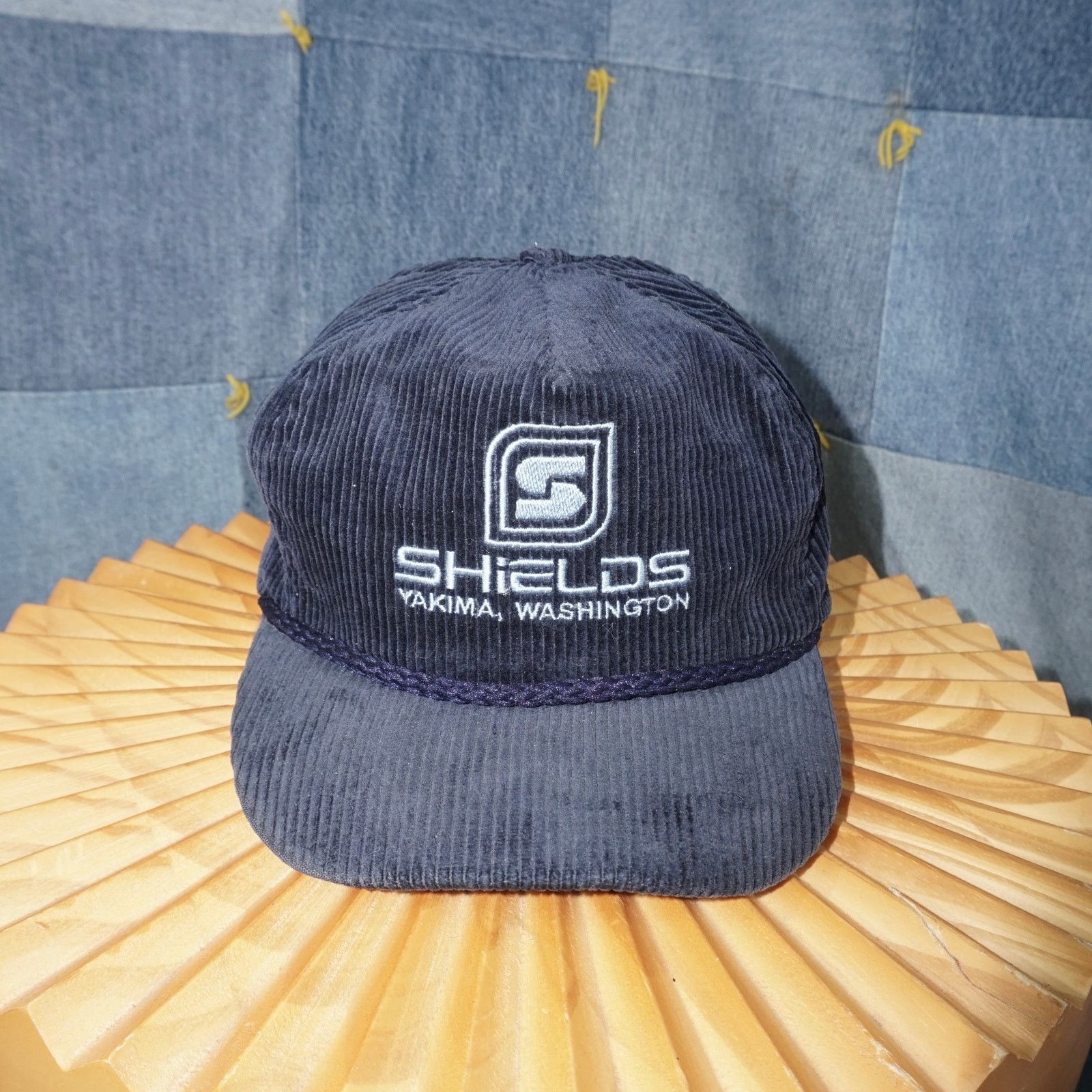 Vintage OSFA - Vintage 1990s shields Yakima Washington corduroy hate Size ONE SIZE - 1 Thumbnail