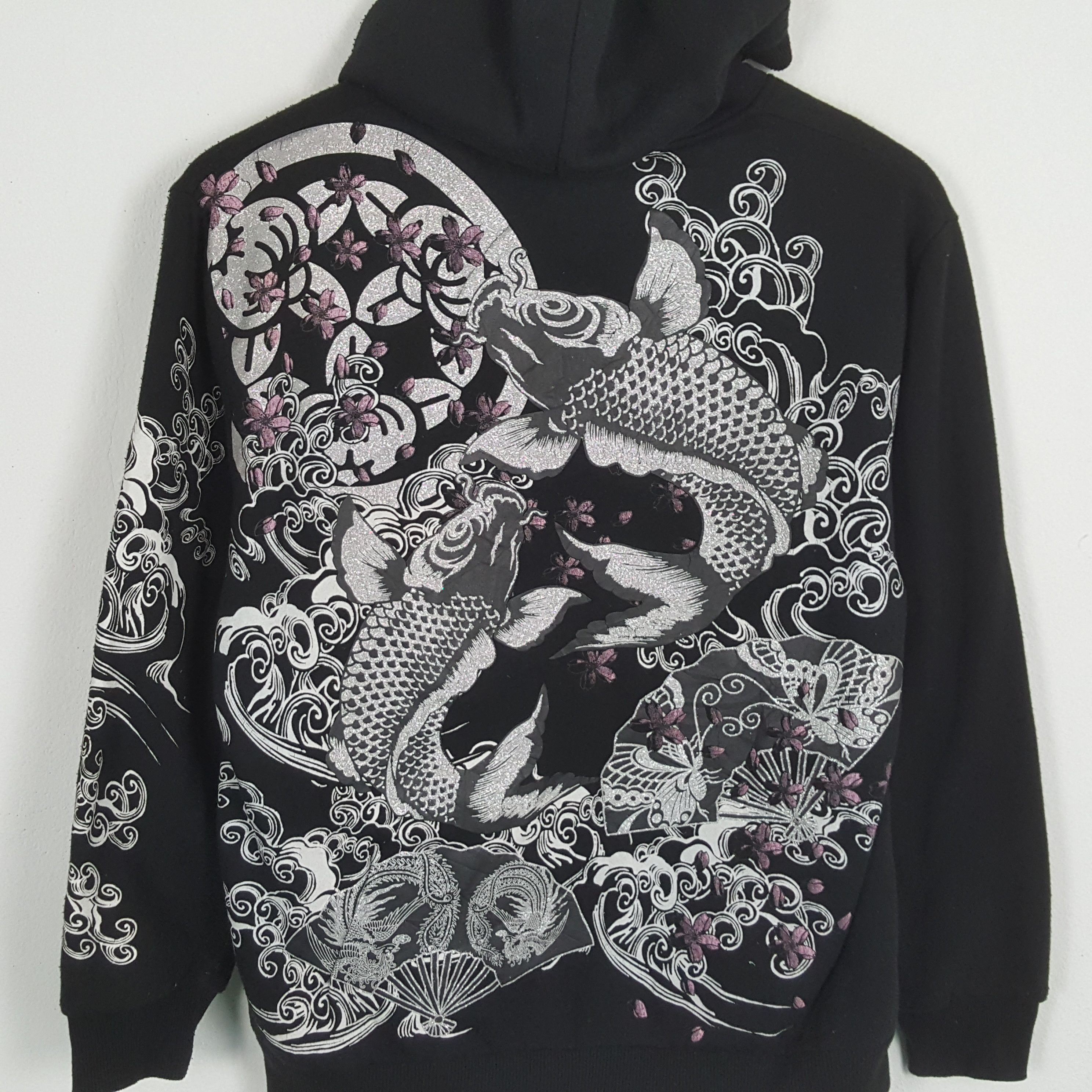 Vintage SUKAJAN SOUVENIR Japanese Streetwear Style Zipper Hoodies Size US L / EU 52-54 / 3 - 2 Thumbnail
