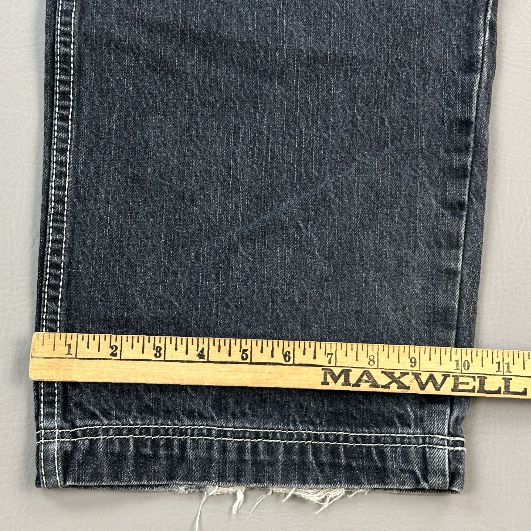 Vintage Vintage PJ Mark Jeans Mens 38x32 Blue Wide Leg Baggy Hip Hop Streetwear Y2K Jeans Mens 38 Blue Wide-Leg 90s Hip Hop Retro Punk Logo Size US 38 / EU 54 - 4 Thumbnail