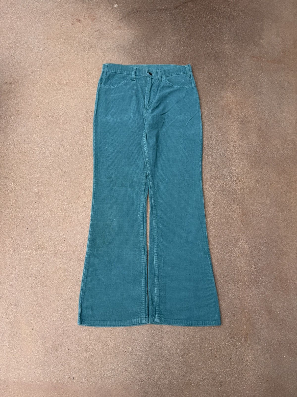 Levi's Vtg 70’s Levi’s 646 Bellbottom Flare Corduroy Pants 32x31 Size US 32 / EU 48 - 1 Thumbnail
