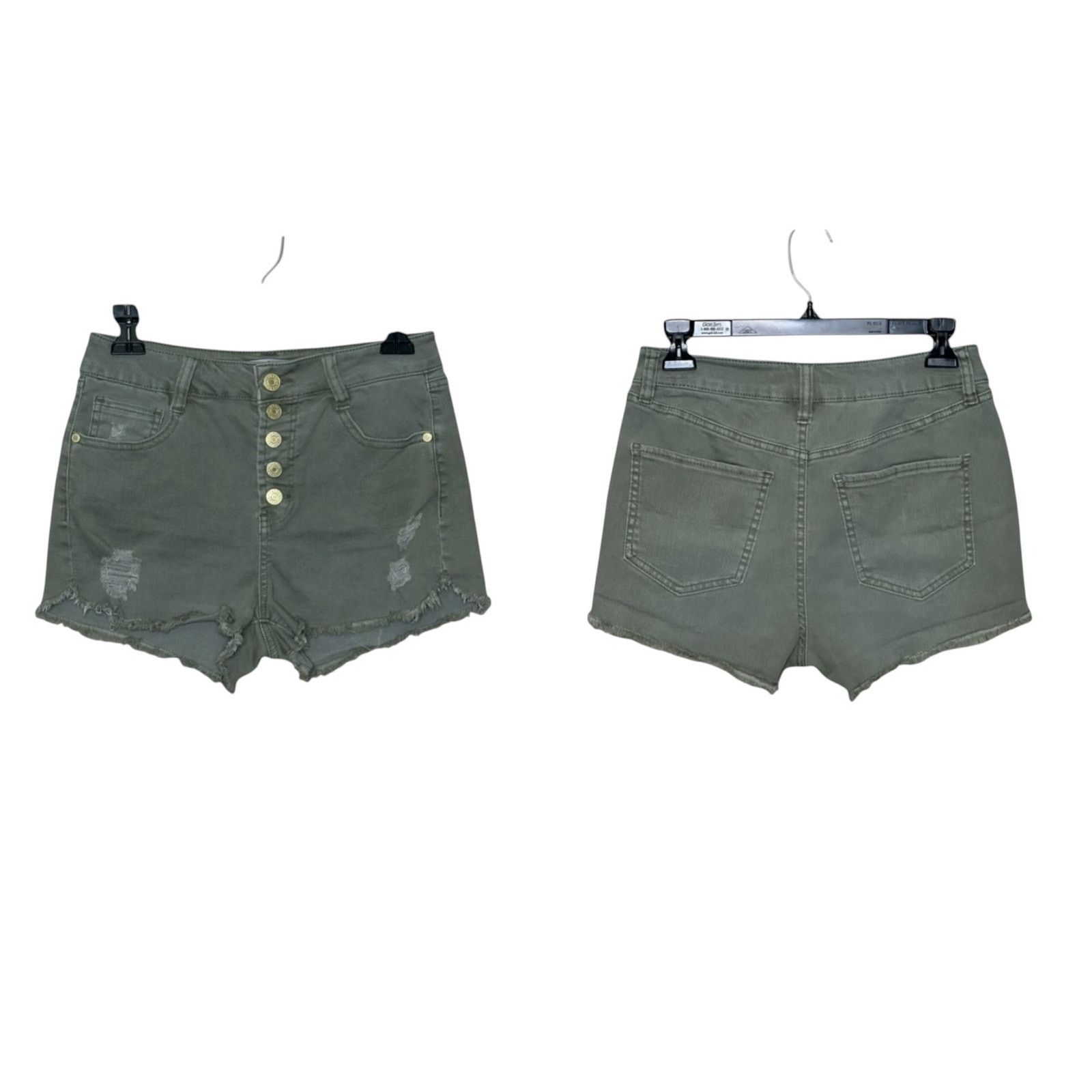 Anthropologie Summer Bundle Floral Top Olive Shirt Striped Blouse Shorts Size S / US 4 / IT 40 - 6 Thumbnail