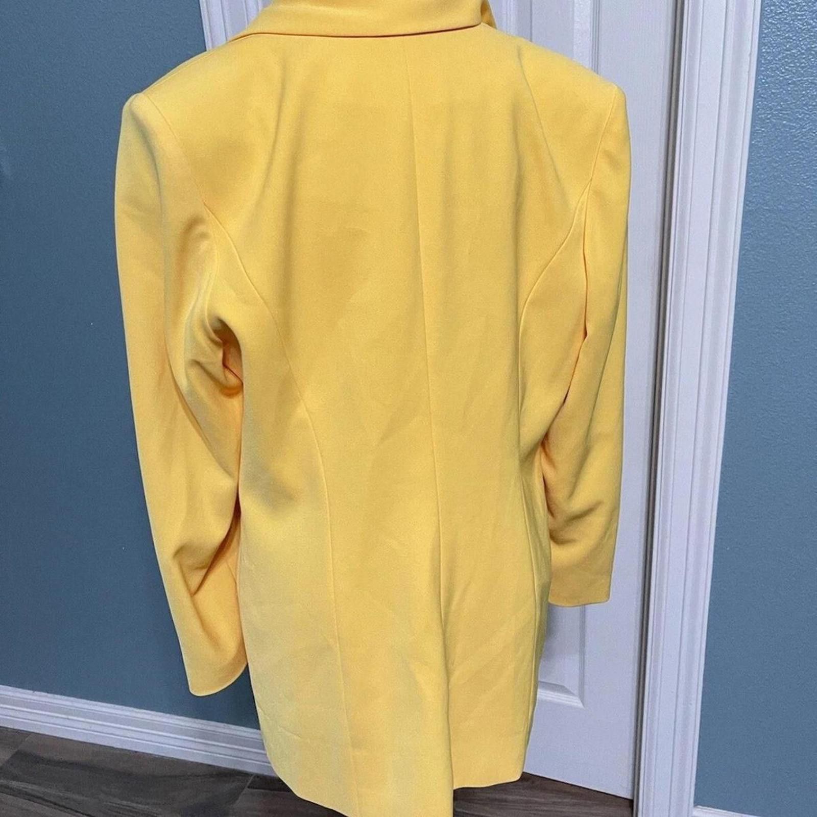 Other Yellow 90s vintage with shoulder pads jacket #90sfashion Size XL / US 12-14 / IT 48-50 - 2 Thumbnail