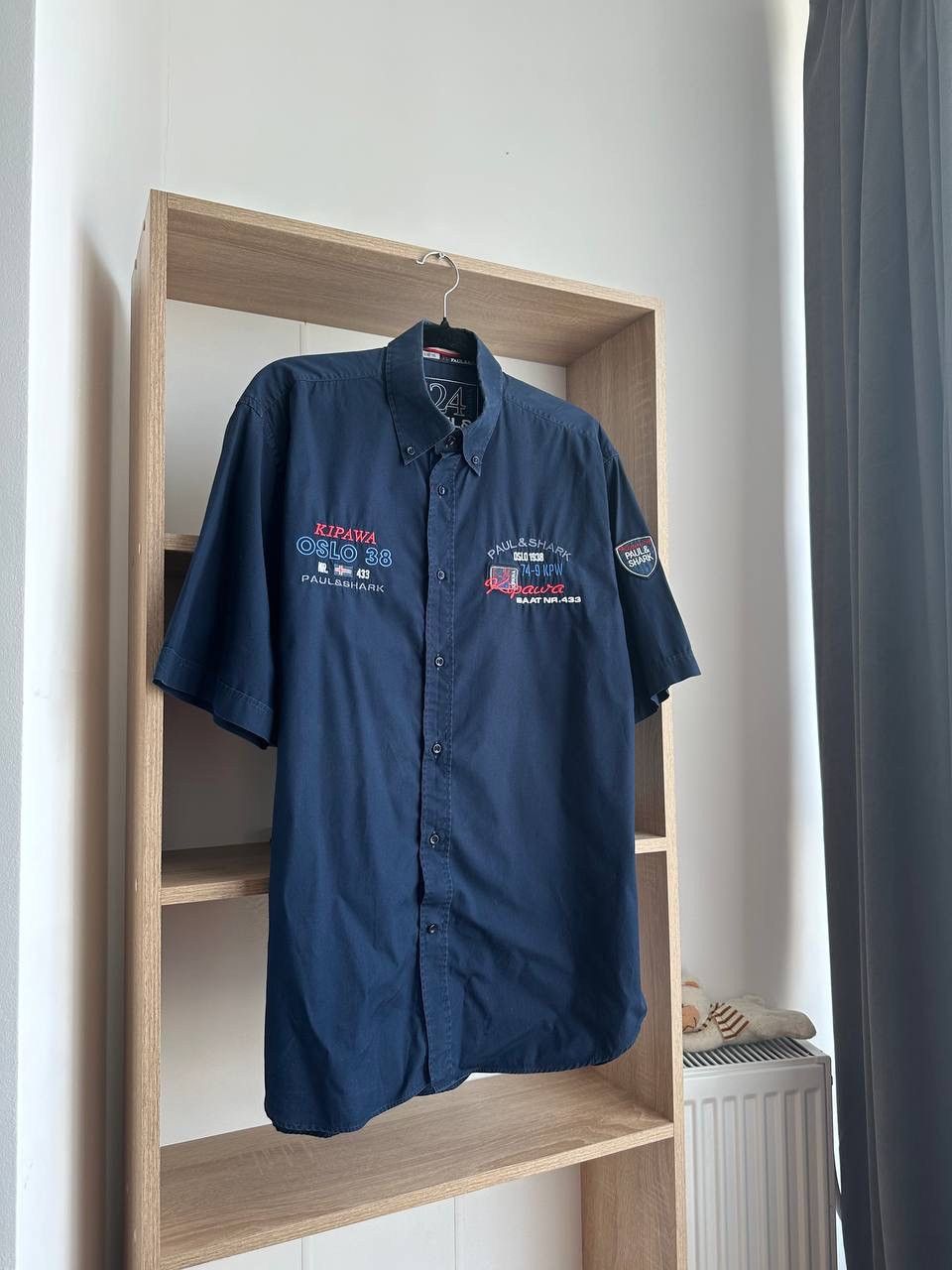 Paul & Shark × Vintage Vintage Paul Shark Kipawa Collection Excellent Blue Shirt Size US L / EU 52-54 / 3 - 1 Thumbnail