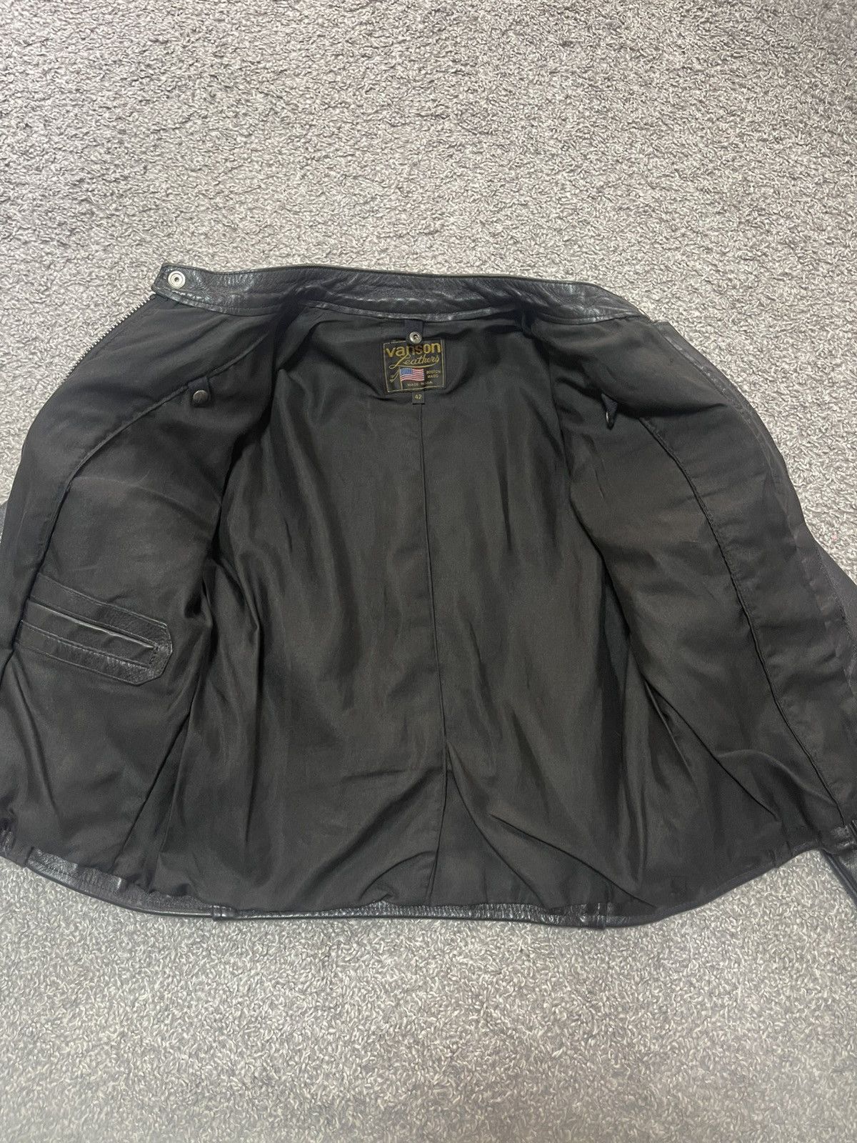 Vanson Leathers Vanson Comet USA Rare Ladies Model Leather Motorcycle Jacket Size S / US 4 / IT 40 - 13 Thumbnail