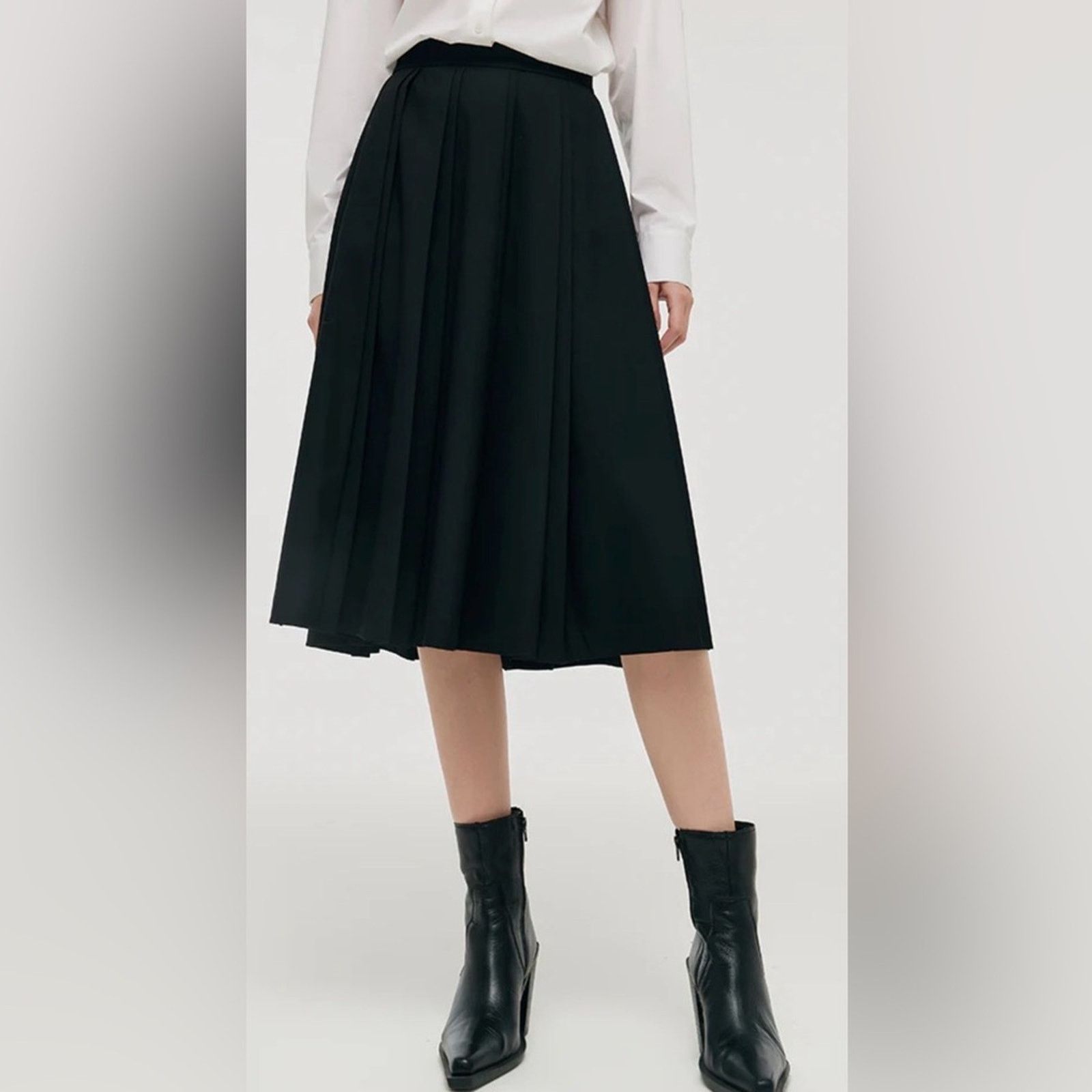 Other New Elegant Black Women's Skirt with pockets size S Size 26" / US 2 / IT 38 - 4 Thumbnail