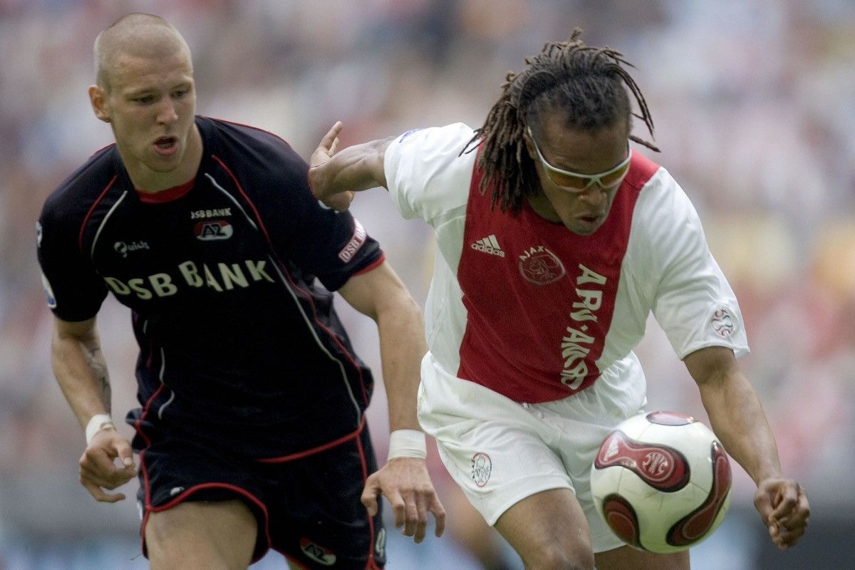 Adidas Ajax 2006/07 Edgar Davids Home Soccer Jersey y2k Vintage Size US S / EU 44-46 / 1 - 2 Thumbnail