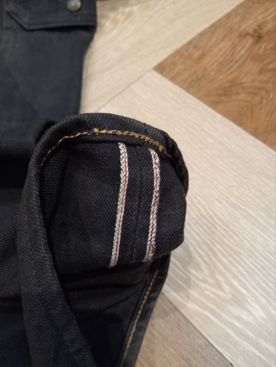 Real Japan Blues R.J.BLUES JAPAN 6 POCKET CARGO SELVEDGE DENIM PANTS Size US 29 - 10 Thumbnail