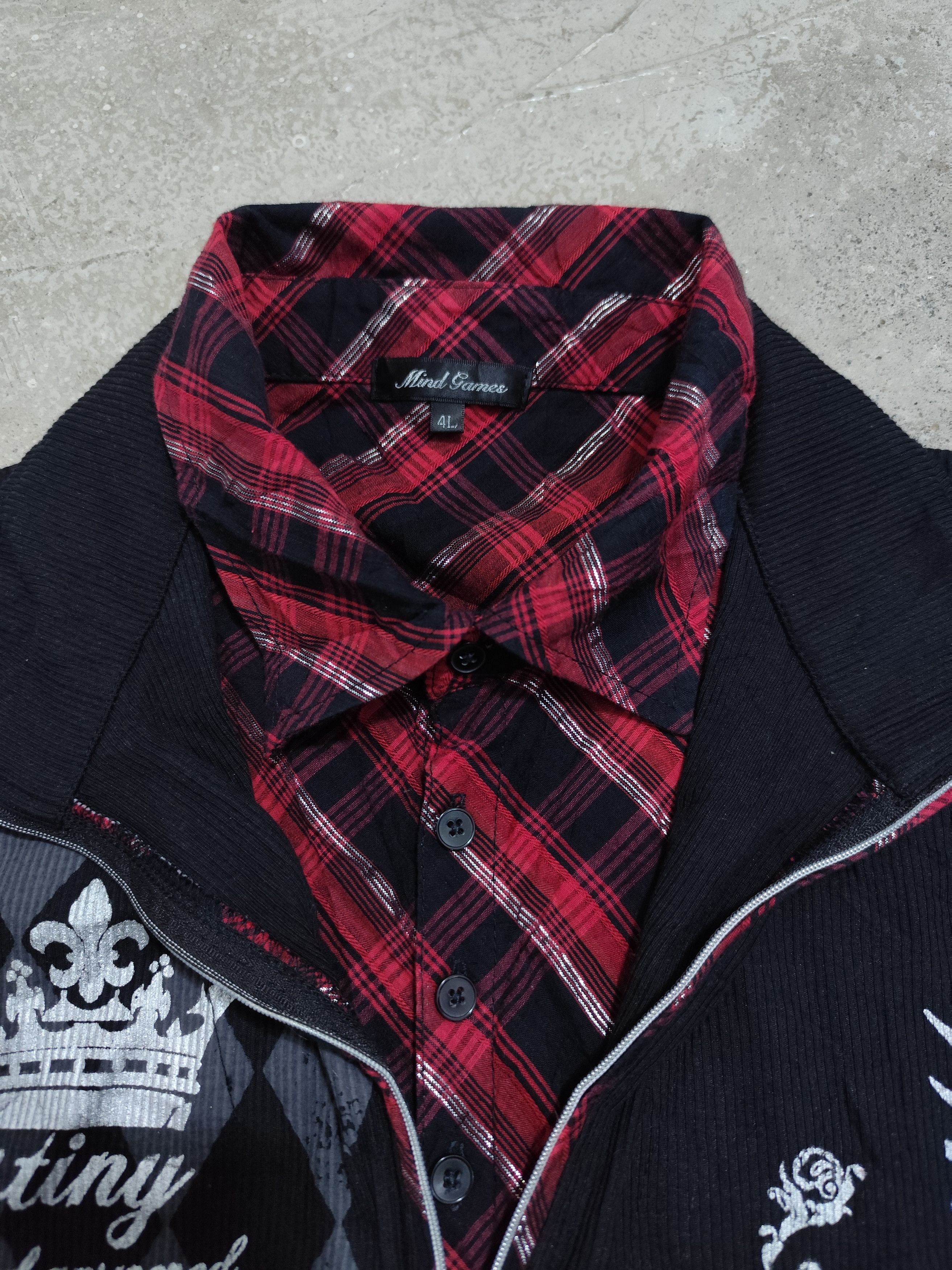 If Six Was Nine Ifsixwasnine style mind games gothic poem collar zip/buttons Size US L / EU 52-54 / 3 - 6 Thumbnail