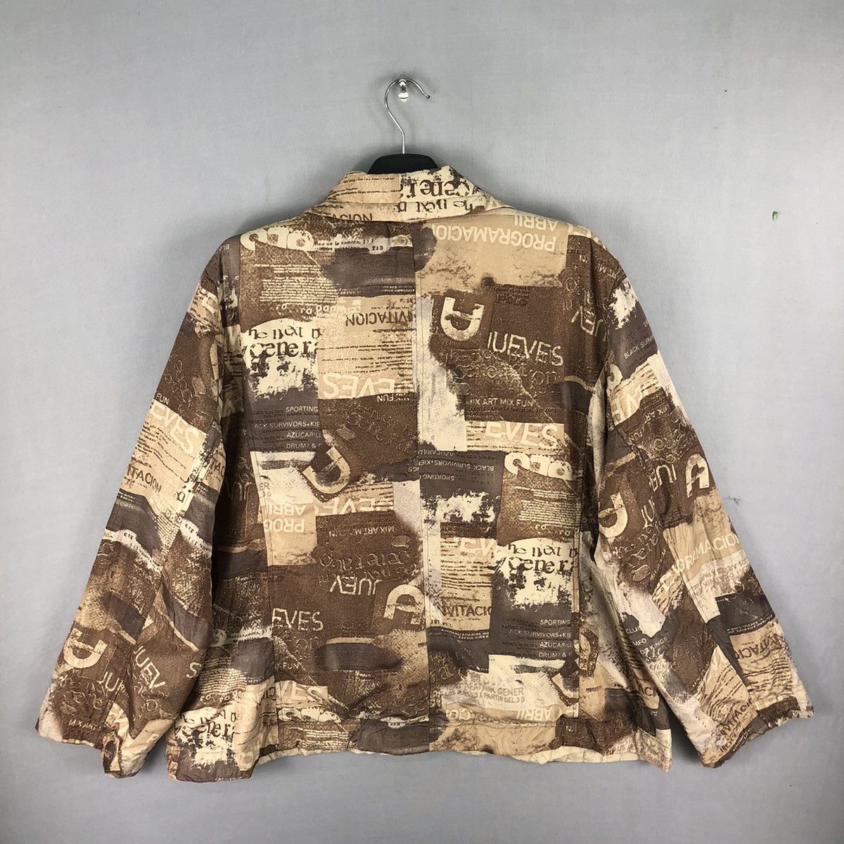 Japanese Brand Vintage Y2K Reversible Jacket Fullprint by Locarino Size US M / EU 48-50 / 2 - 4 Thumbnail