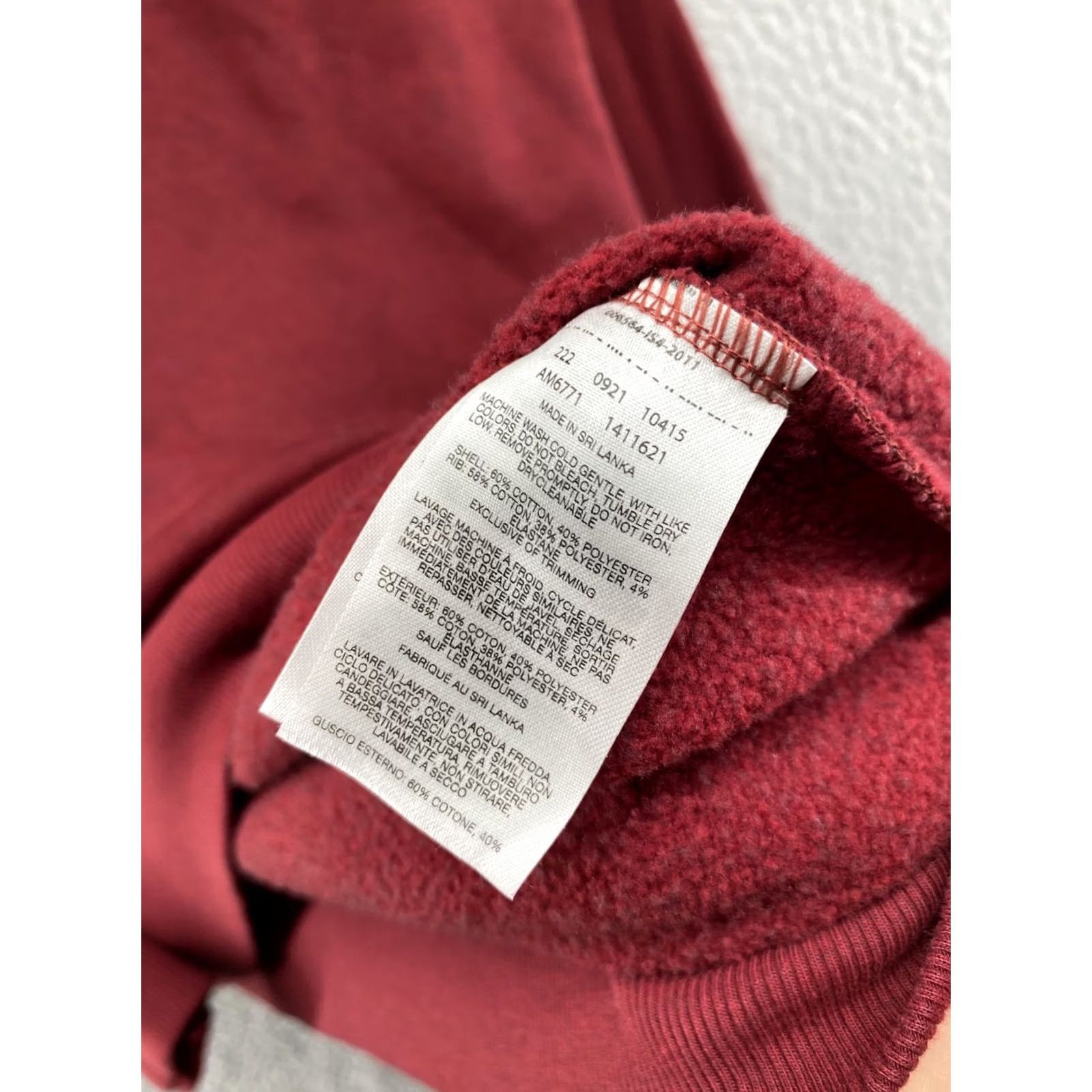 Vintage Columbia Mens Pullover Red 1/4 Zipper Knit Mock Neck Sweater Jacket Cotton XL Regular Casual Size US XL / EU 56 / 4 - 4 Thumbnail