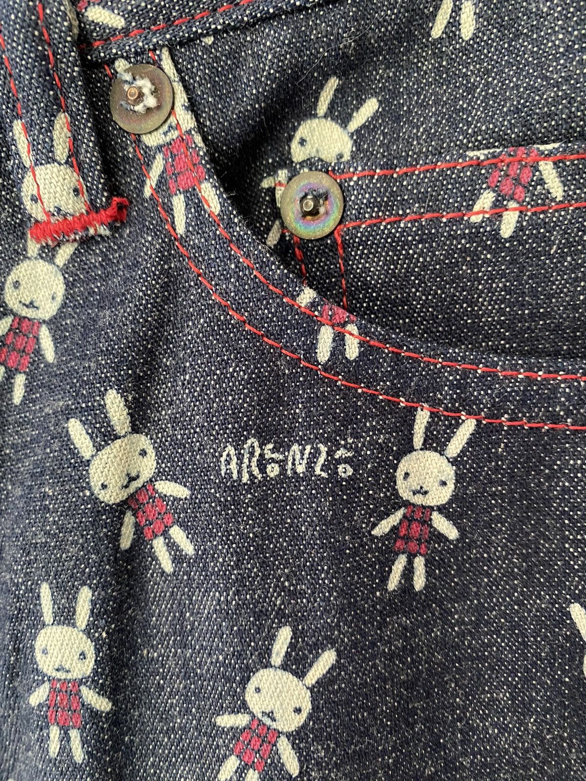 Hysteric Glamour 2000s Arandia alonzo rabbit jeans Size US 30 / EU 46 - 8 Thumbnail