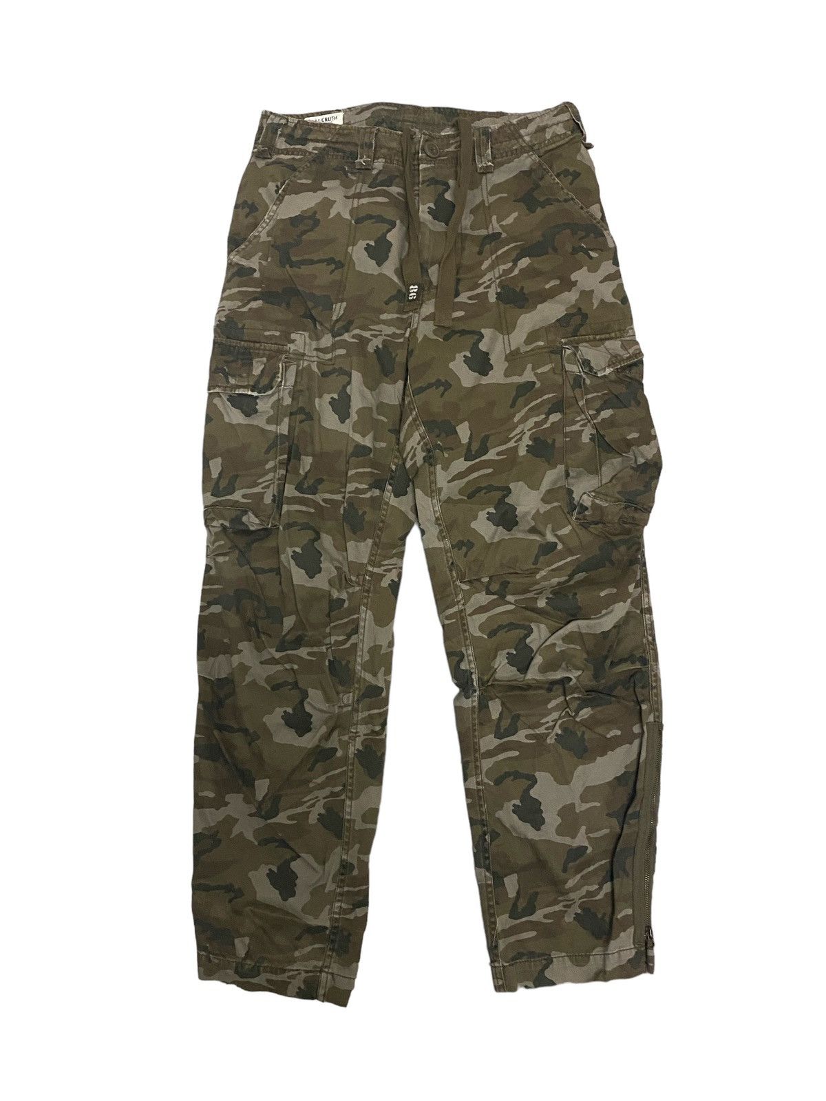 Japanese Brand × Vintage Vintage Real Crush Clothing Camo Cargopants Size US 32 / EU 48 - 2 Thumbnail