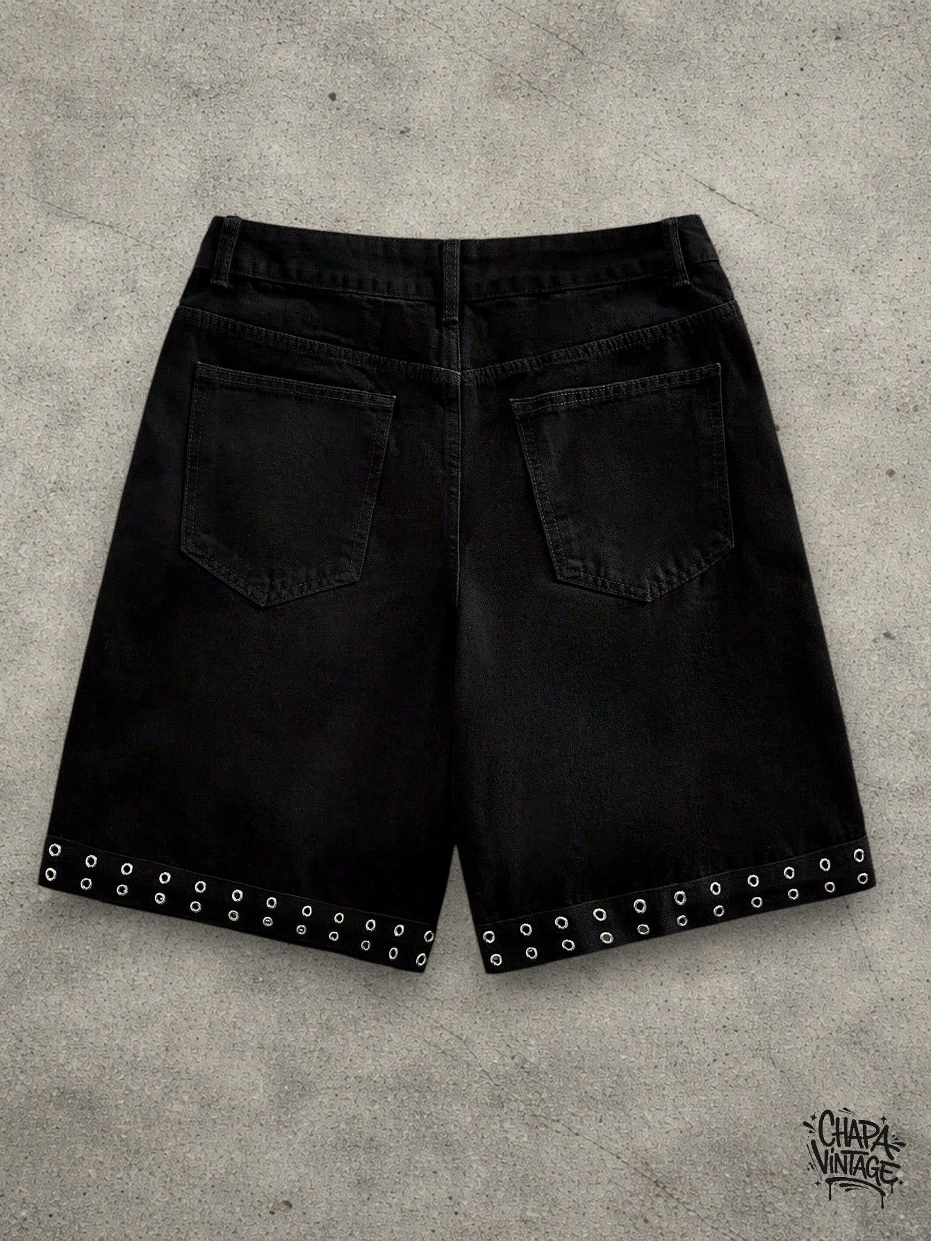 Vintage Opium black shorts Size US 34 / EU 50 - 2 Thumbnail