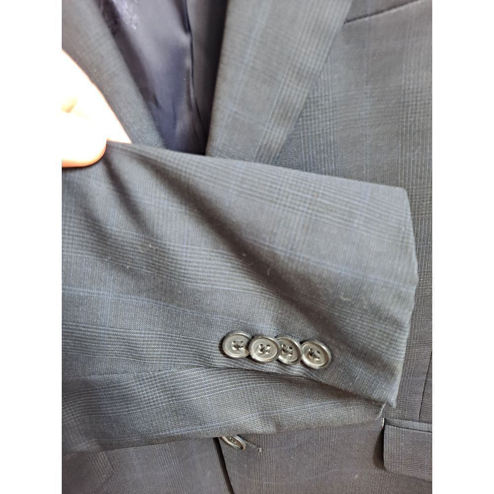 Austin Reed Austin Reed London Gray Wool Blazer Classic Business Formal Size 44R - 8 Thumbnail