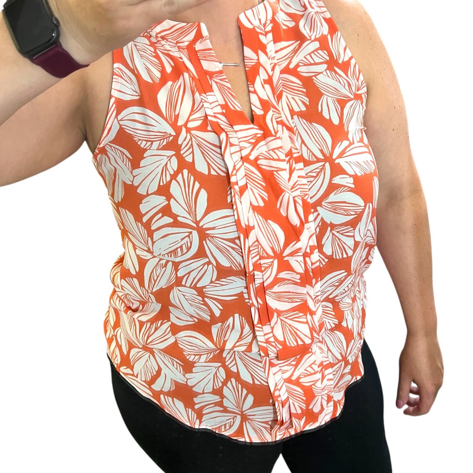 Other Breyson Pleat Detail Split Neck Blouse - Stitch Fix Top Size M / US 6-8 / IT 42-44 - 3 Thumbnail