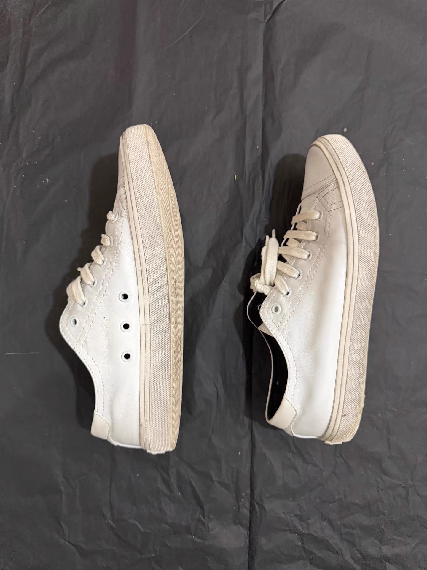 Saint Laurent Paris Saint Laurent Vintage Leather White Sneakers K33 Size US 7 / EU 40 - 3 Thumbnail