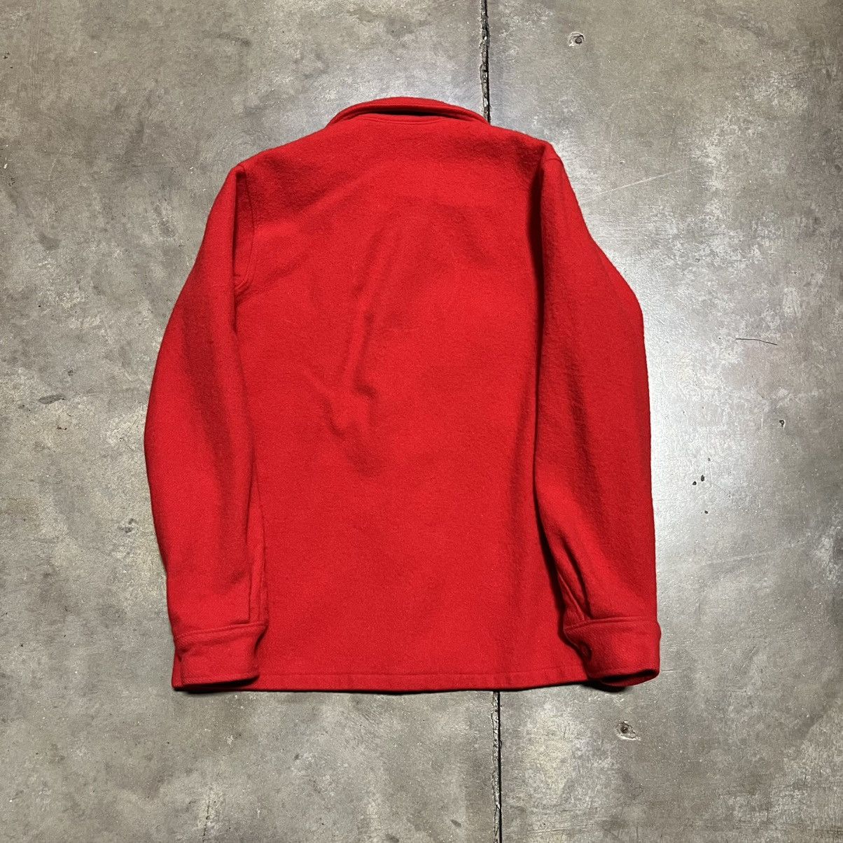 Vintage Vintage 70s Boy Scouts Red Wool Shirt Jacket Mackinaw USA Size US S / EU 44-46 / 1 - 4 Thumbnail