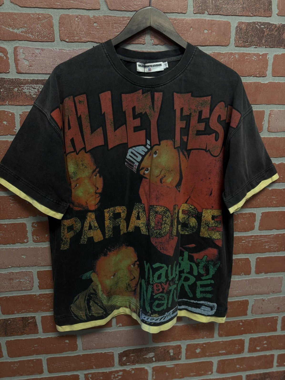 Vale Vale Valley Fest Black Tee Shirt Size Medium (NEW) Size US M / EU 48-50 / 2 - 1 Thumbnail
