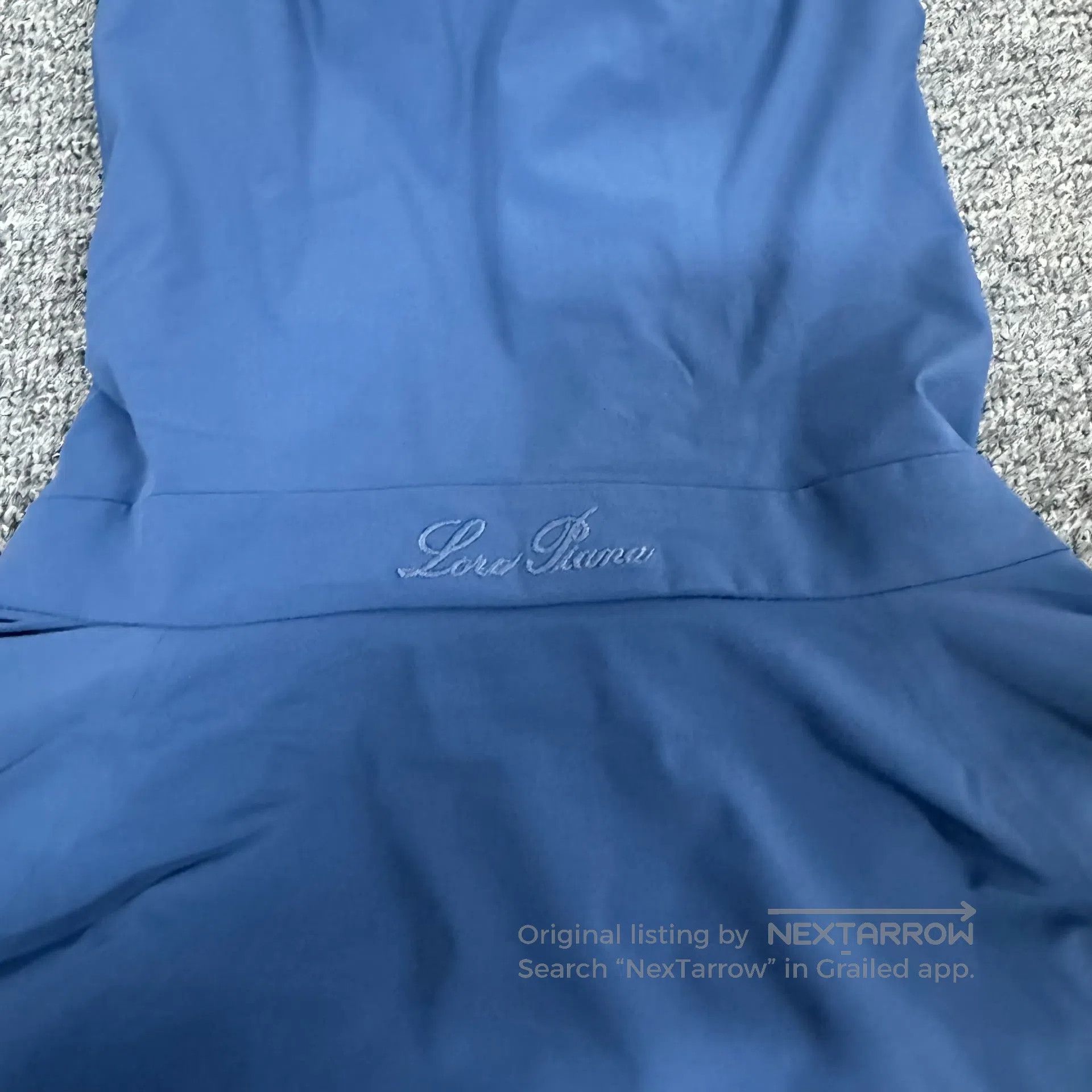 Loro Piana LORO PIANA Blue hooded zipper jacket| Size US L / EU 52-54 / 3 - 5 Thumbnail