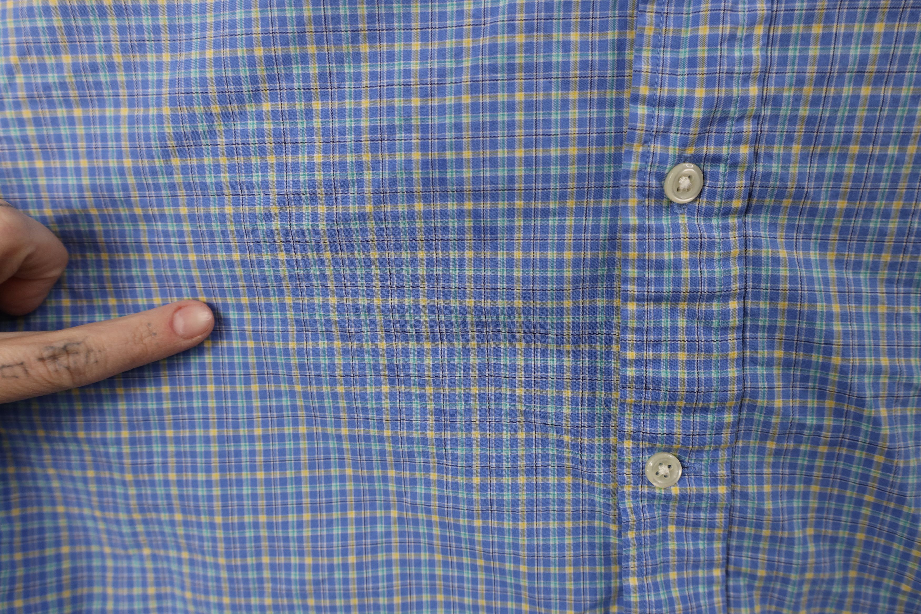 Ralph Lauren × Vintage Vintage Ralph Lauren Plaid Collared Button Down Shirt Size US M / EU 48-50 / 2 - 6 Thumbnail