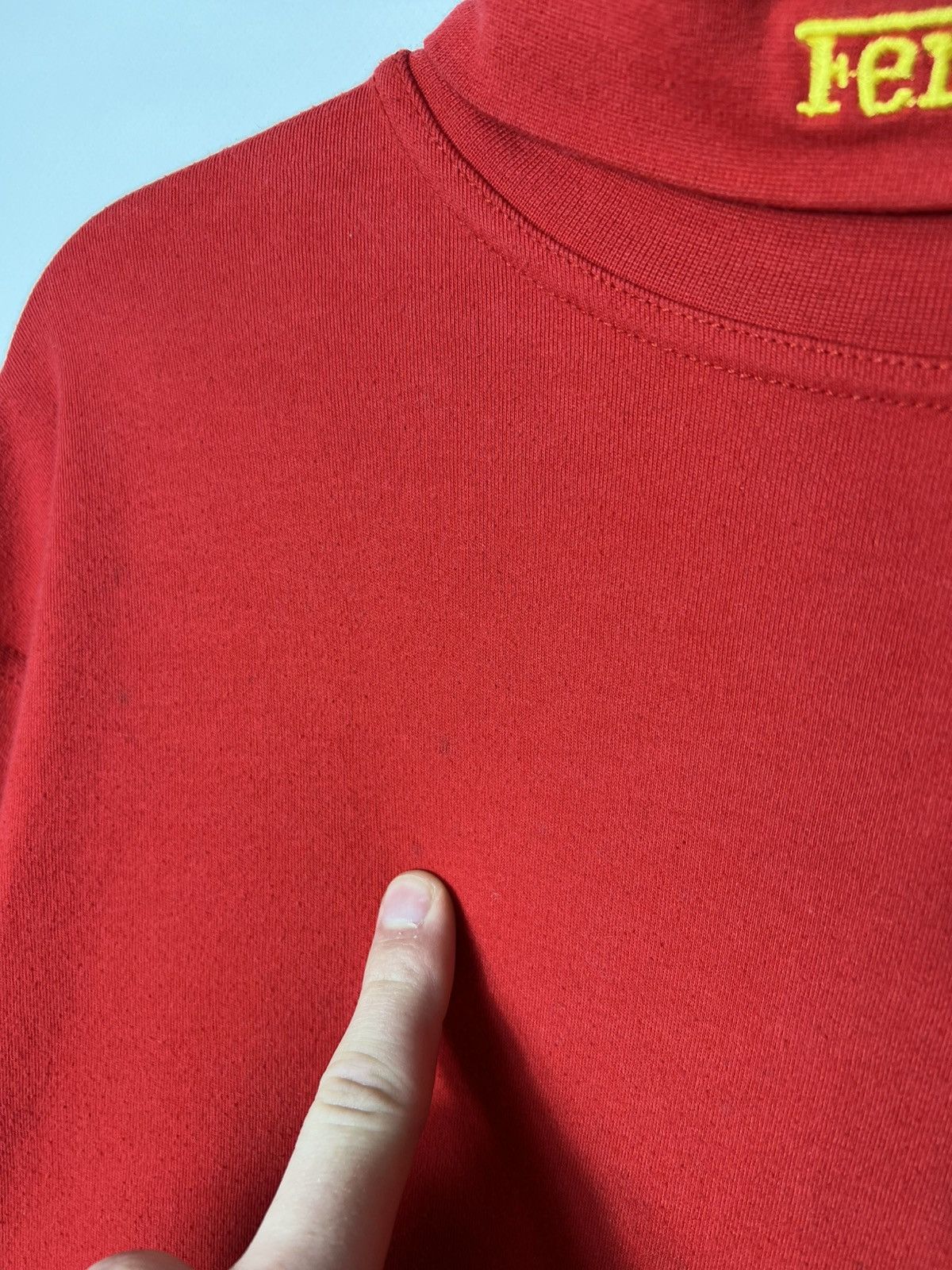 Ferrari Vintage streetwear y2k Ferrari 1996 Turtleneck Sweatshirt Size US L / EU 52-54 / 3 - 5 Thumbnail